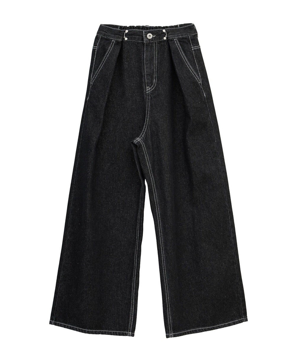 earth music&ecology タックホックデニムパンツ 