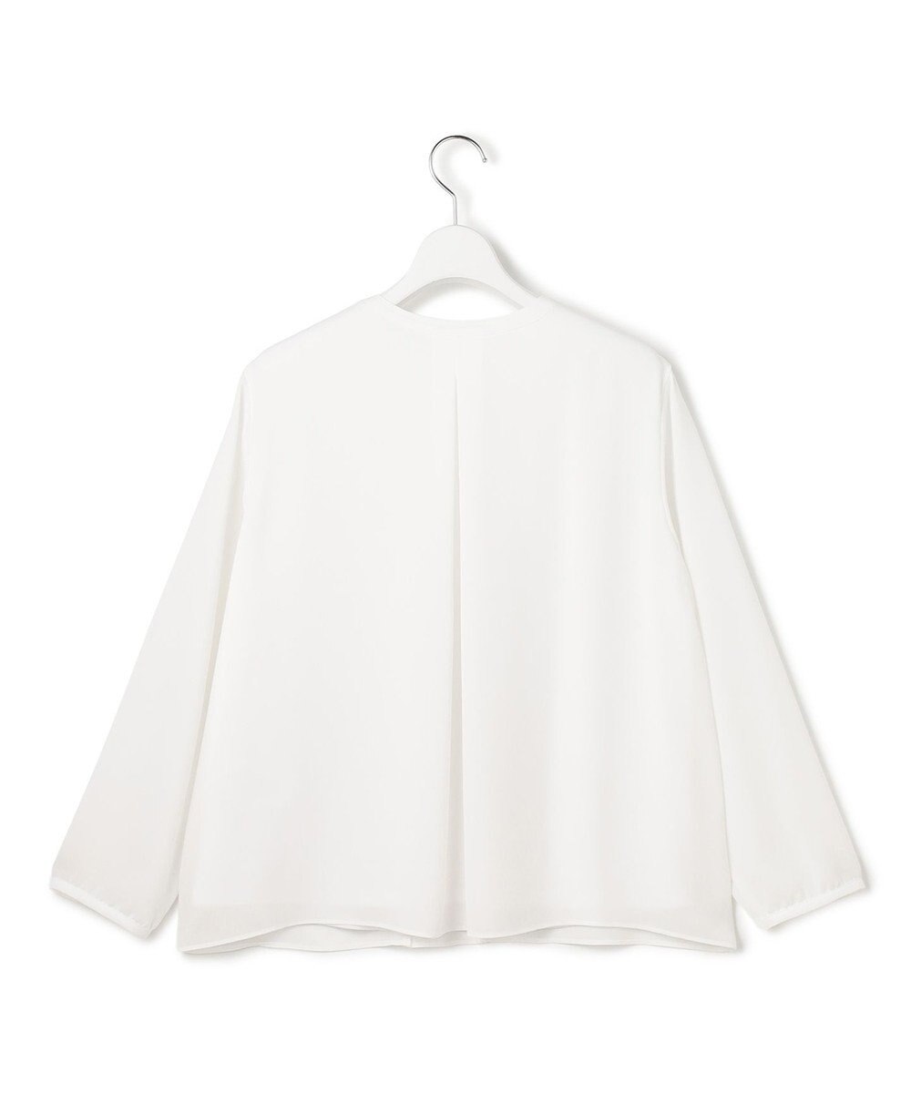 23区 【洗える】ジョーゼットフリル ブラウス 