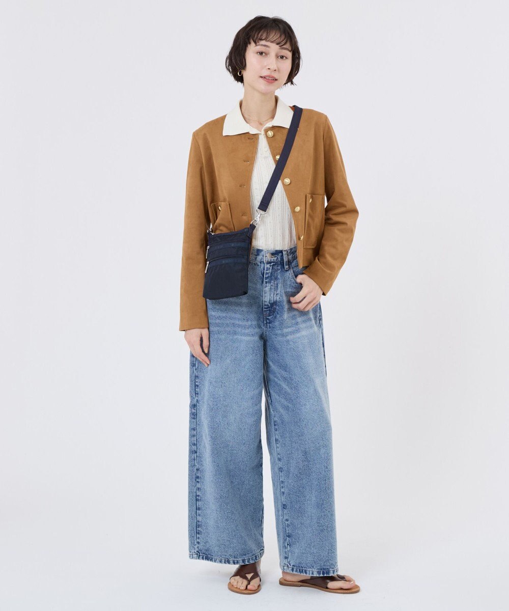 LeSportsac 3 ZIP CROSSBODY/ディープシーブルー 