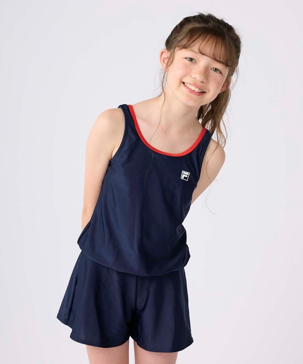 OP／FILA 【FILA】キュロットワンピース スクール水着 