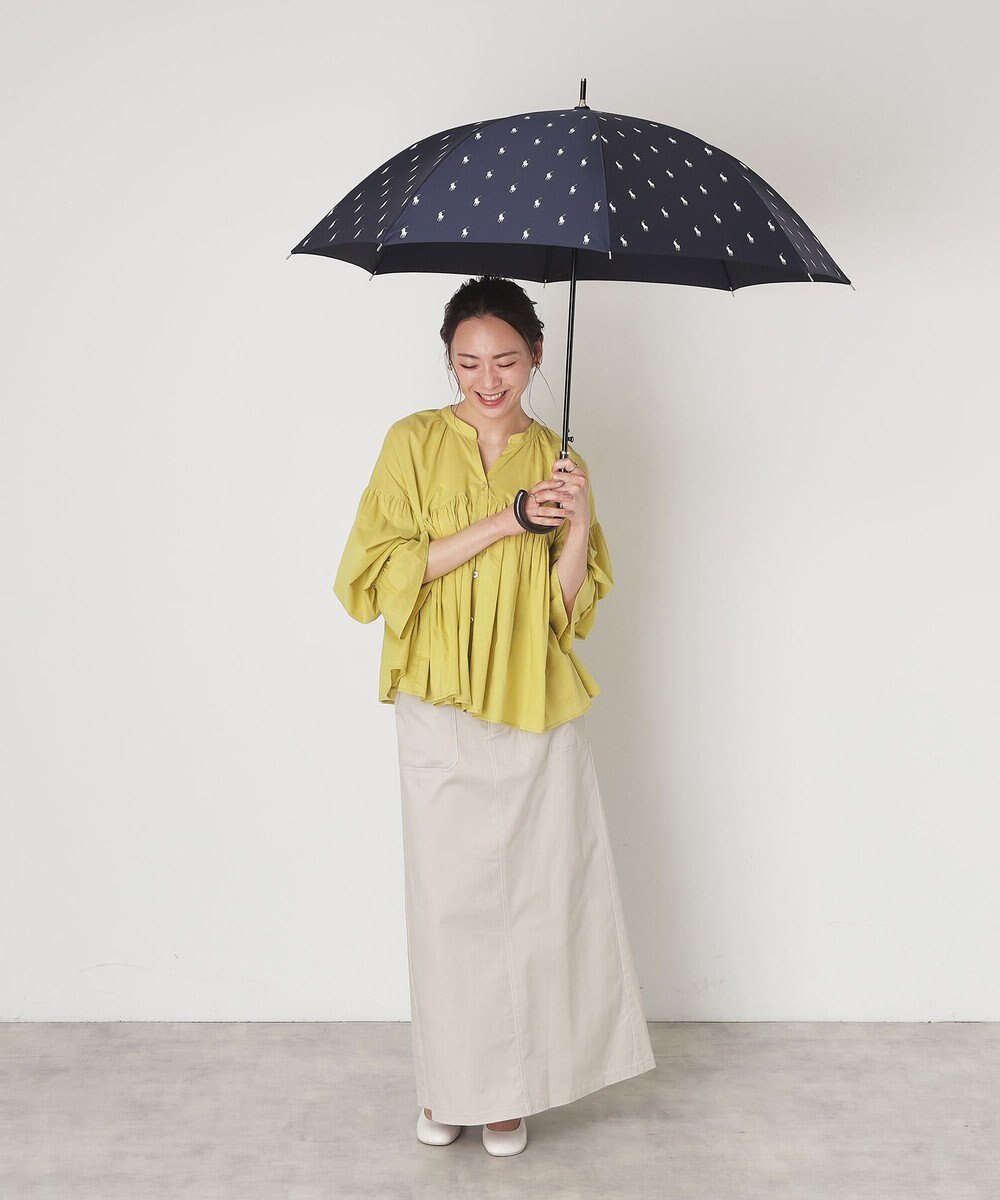 MOONBAT 【WEB限定/ジャンプ傘】POLO RALPH LAUREN（ポロ ラルフローレン）長傘  ポロポニー プリント 