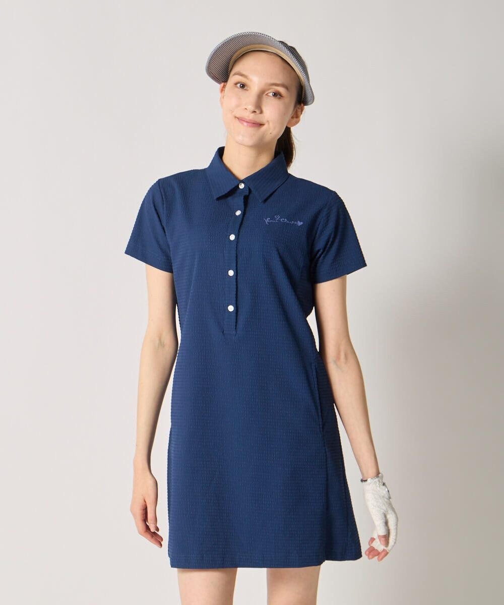 FILA GOLF／marie claire 【marie claire SPORT】 ストレッチサッカーワンピース 