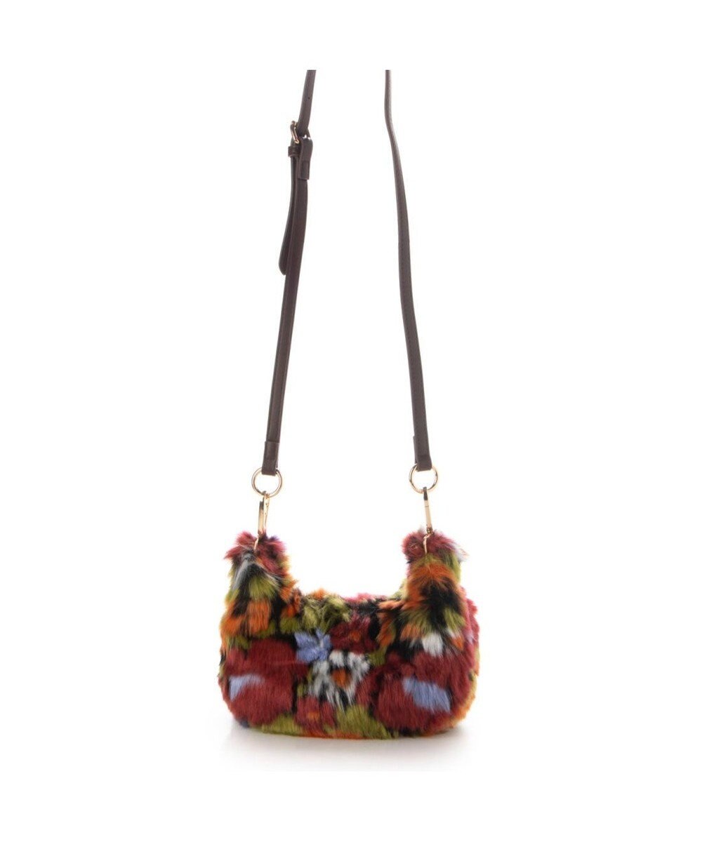 UNBILLION カシュカシュ cachecache / 花柄エコファーチェーンショルダー 