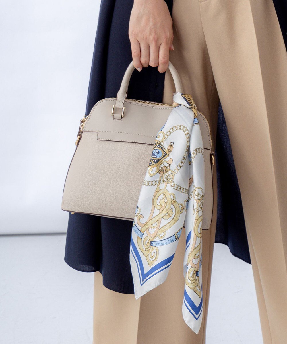 組曲 アクセサリーモチーフシルクスカーフ 