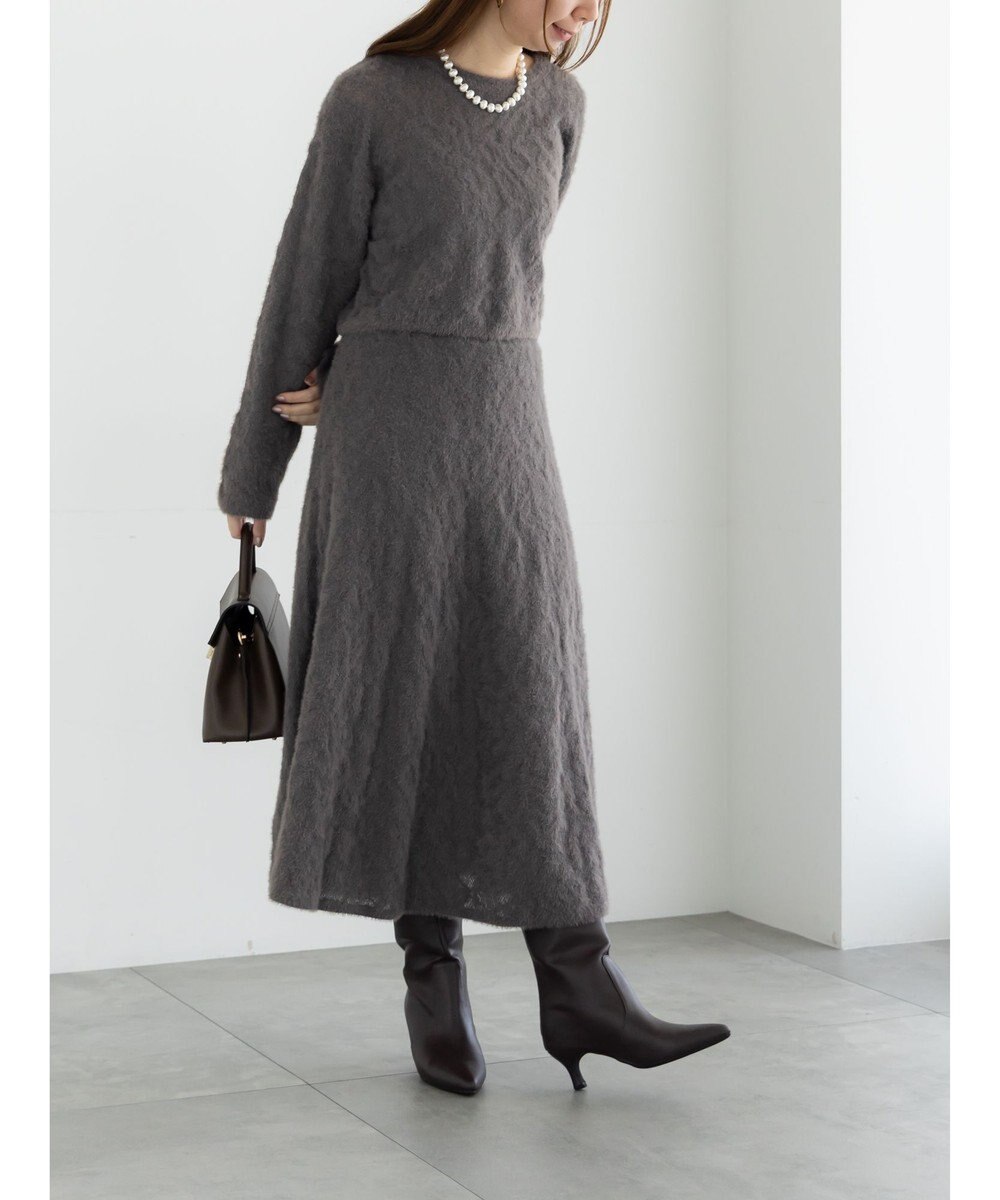 Te chichi 起毛レースニットプルオーバー（セットアップ可）《2025winter catalog item》 