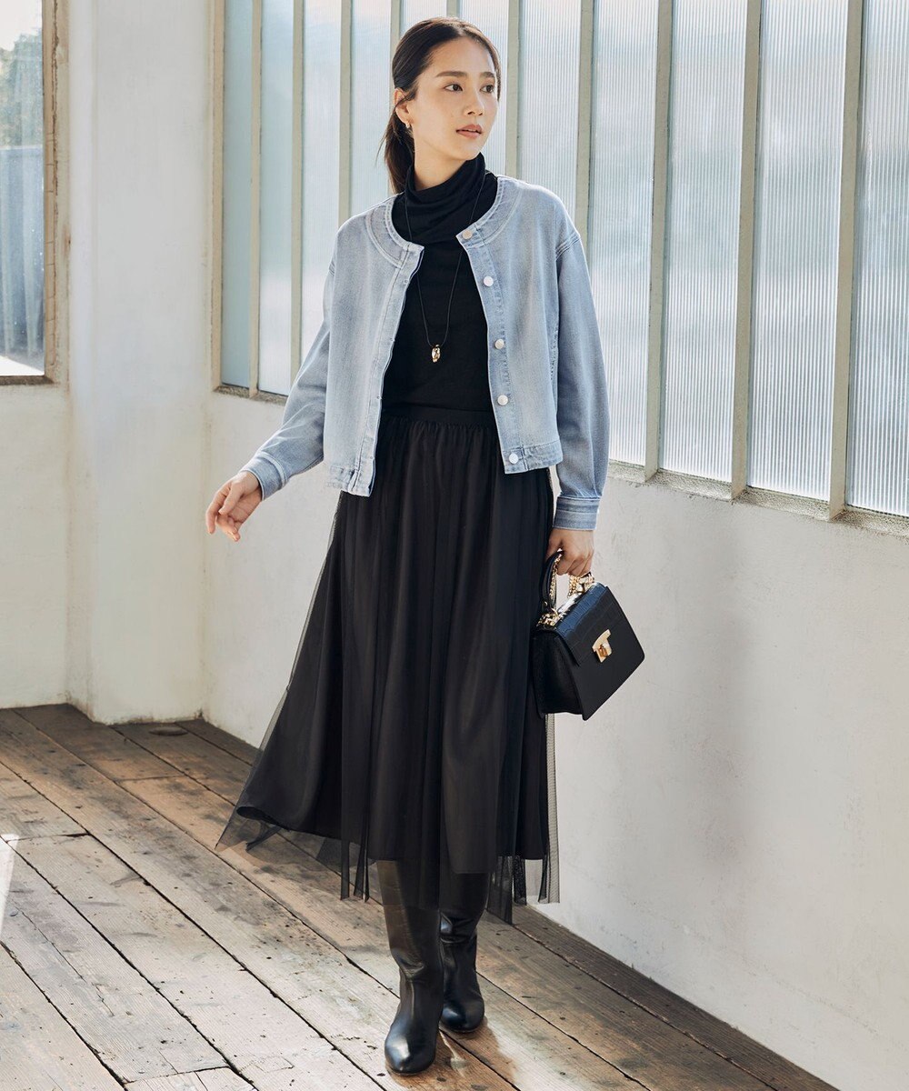 自由区 【新色追加生産・WEB限定カラーあり】チュール スカート 