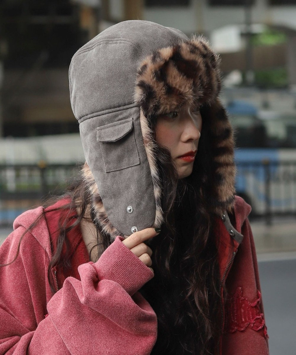 WEGO 【ユニセックス着用ITEM/暖かい】フライトキャップ 