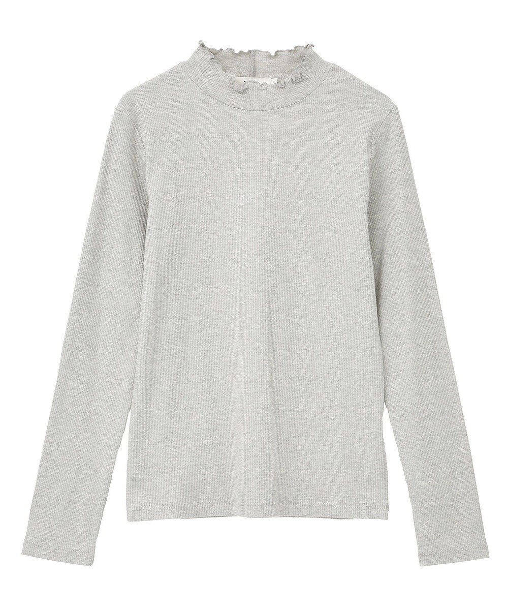 earth music&ecology ラメテレコハイネックプルオーバー 