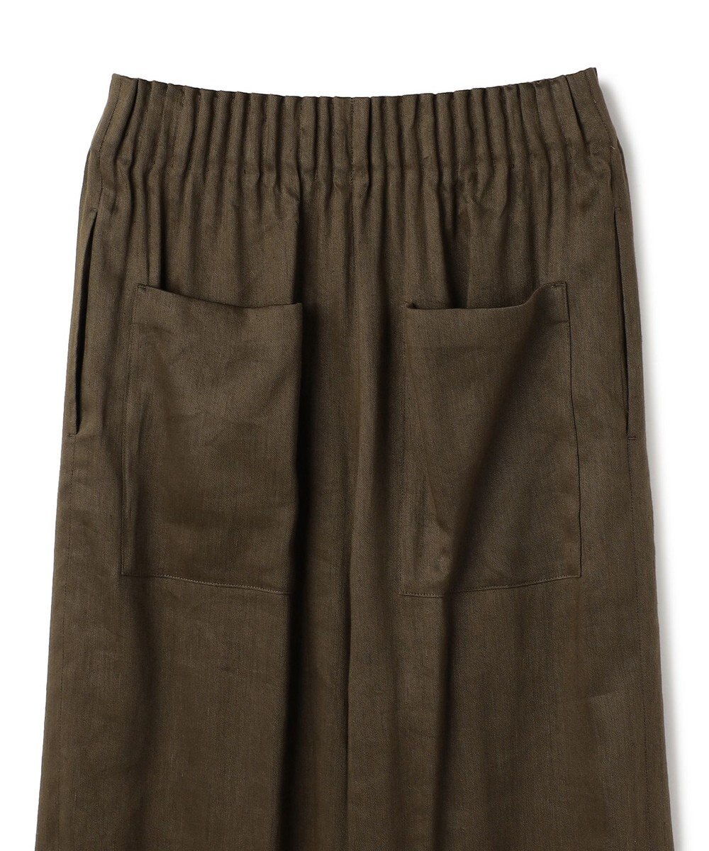 BEIGE， MICA / リネンブレンドイージーワイドパンツ 