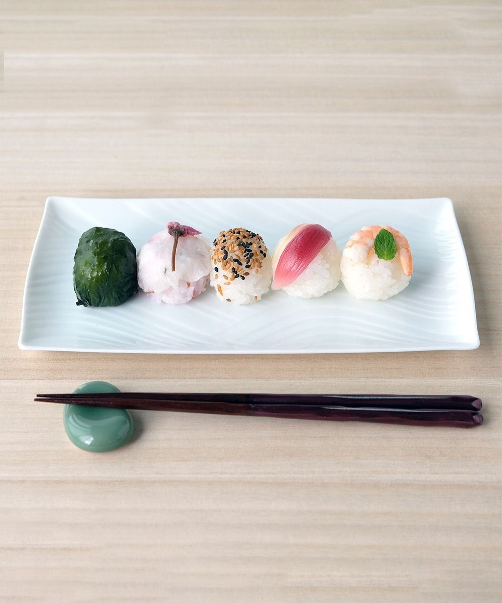 たち吉 【たち吉】白磁さらさ 焼物皿〈5枚〉 美濃焼 