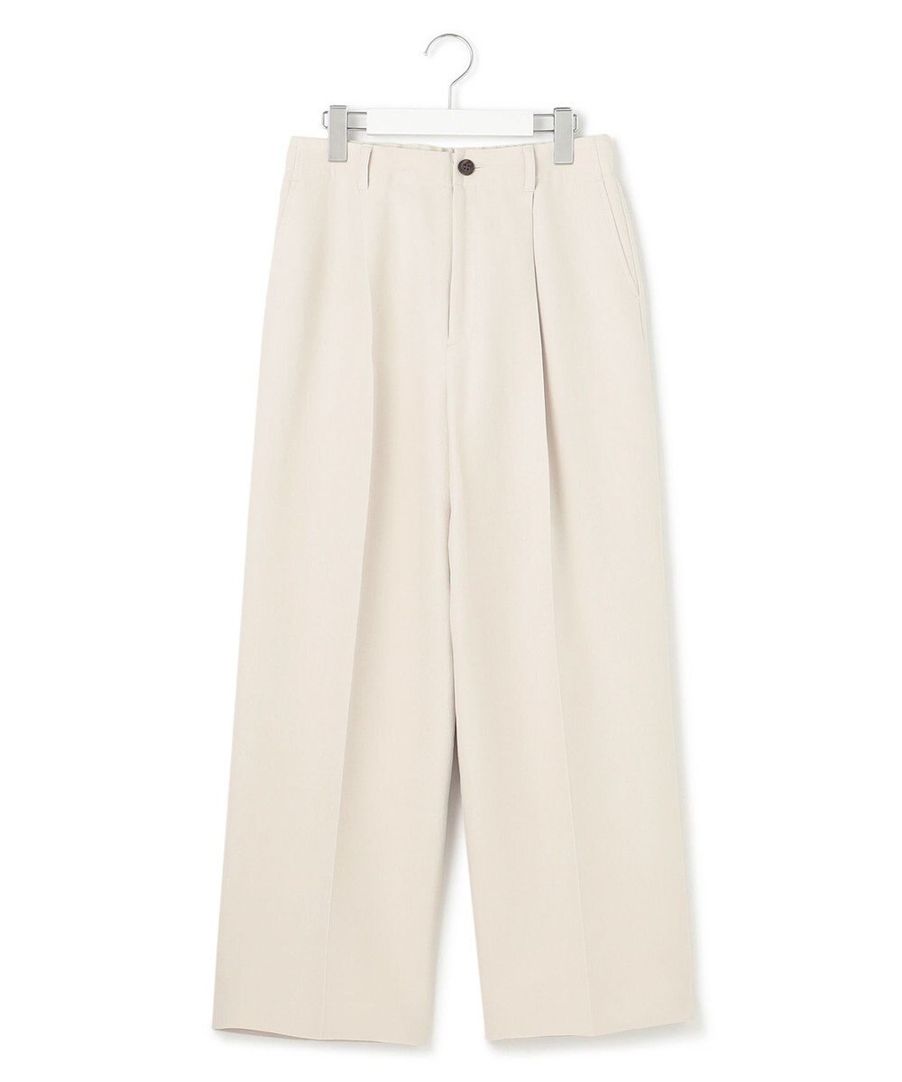 23区 【Oggi4月号掲載/洗える】ハイカウントライトクロス クロップド パンツ 