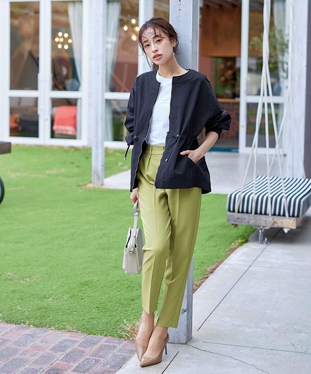 Tiaclasse 【新色追加・洗える】メモリーノーカラードロストブルゾン 