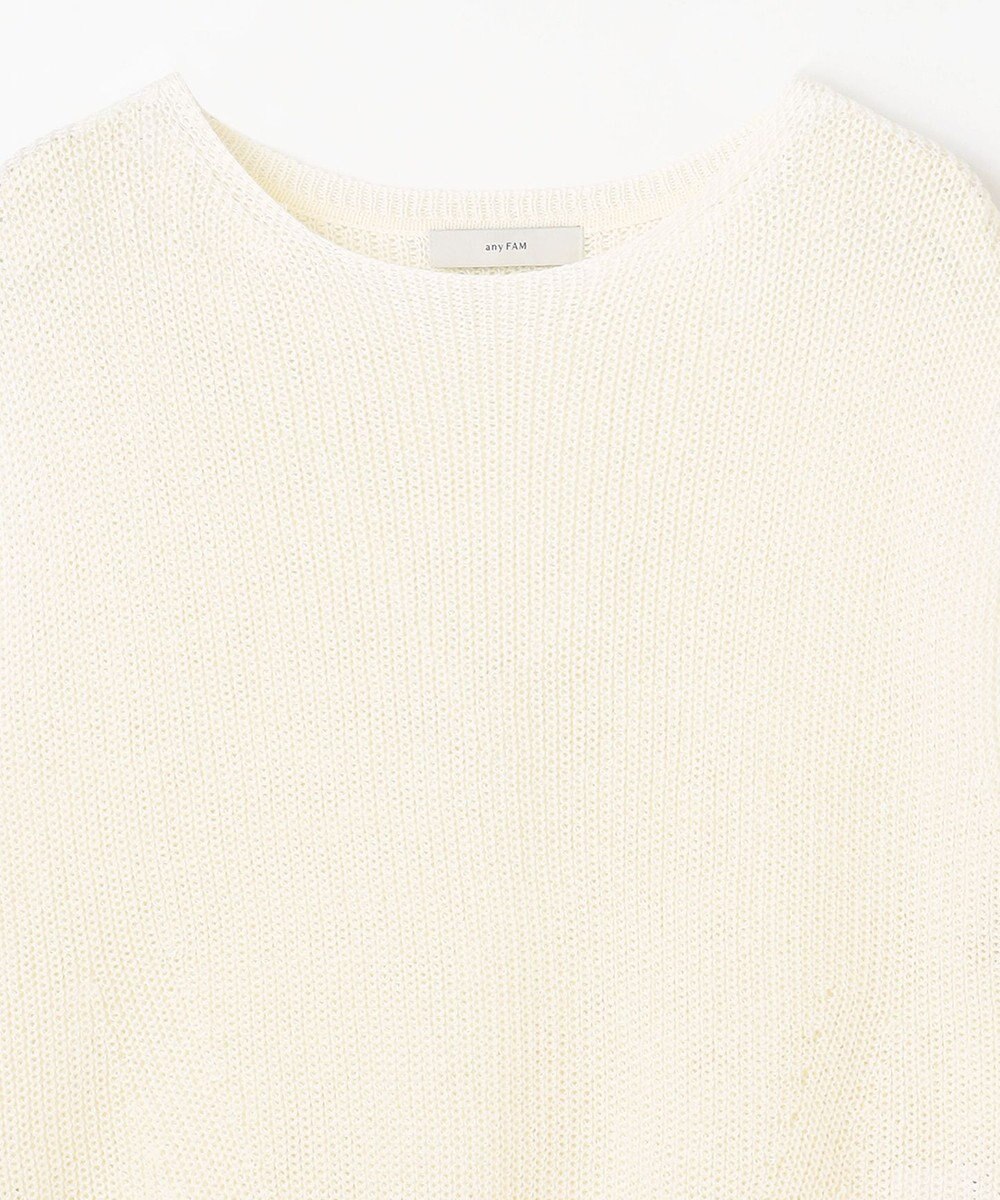 ANY L ギマノースリーブニット 