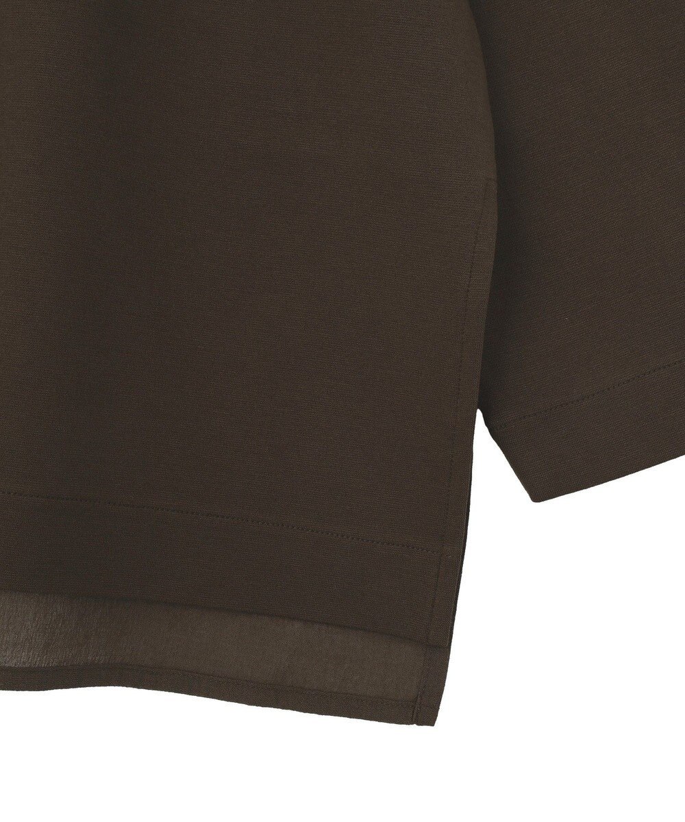 AMERICAN HOLIC Vネック裾異素材ポンチプルオーバー 