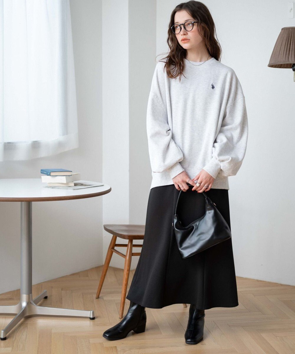 WEGO U.S. POLO ASSN.　だぼそでワンポイントスウェット 