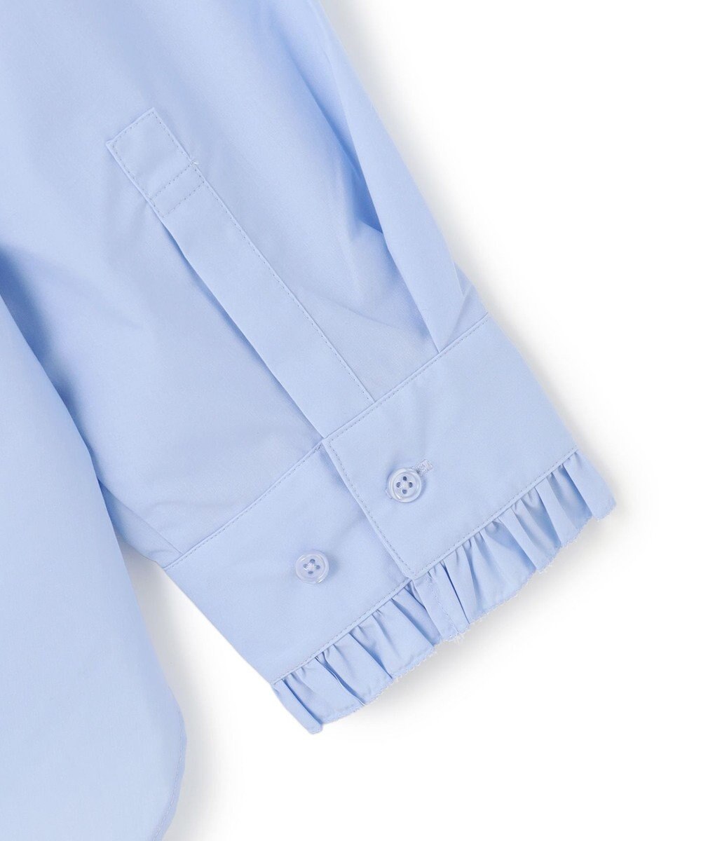 UNFILO フリルネック ブラウス 