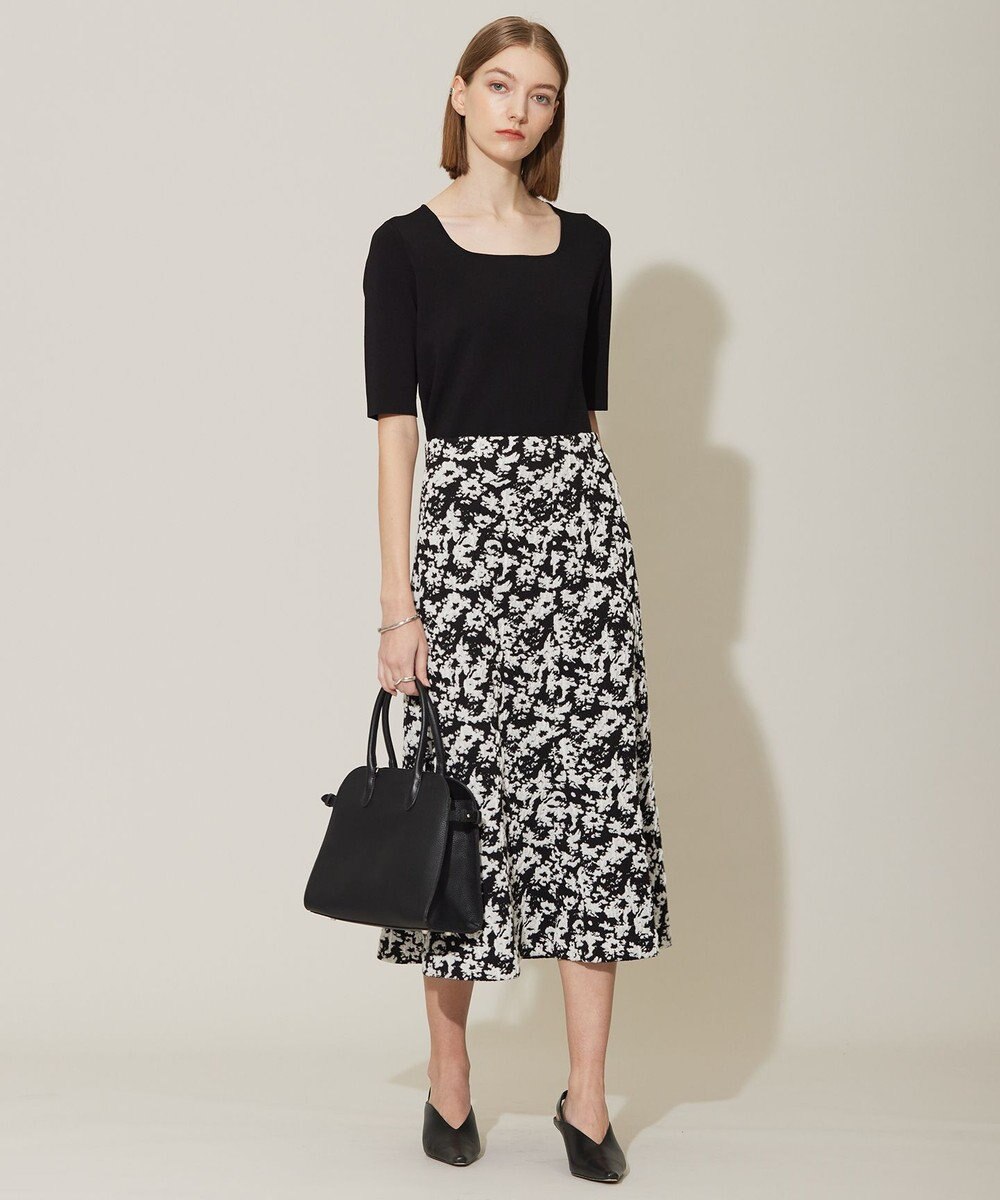 ICB 【洗える】 PEハイゲージJQ ニットスカート 