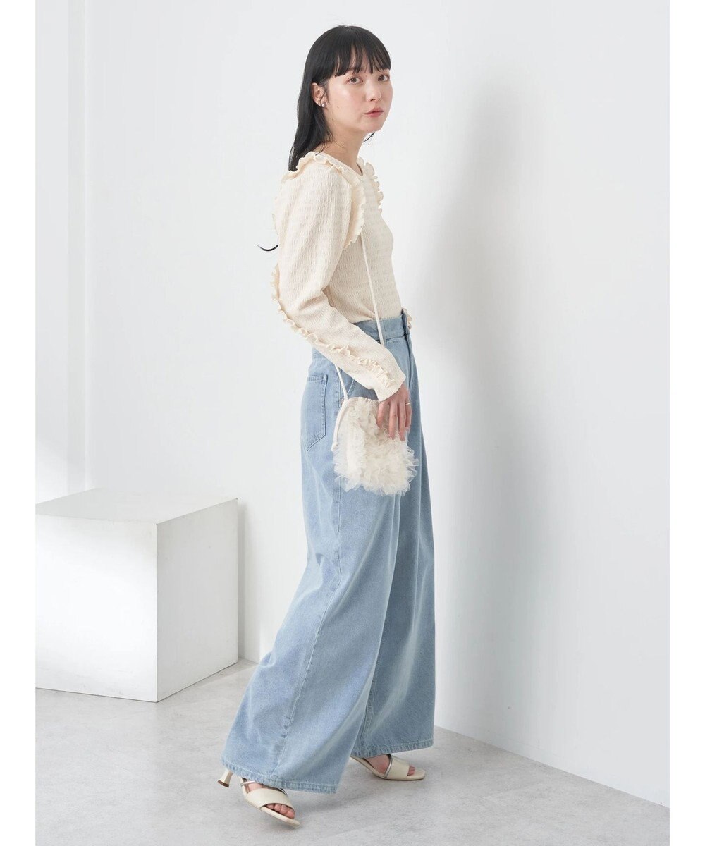 earth music&ecology シャーリングカットプルオーバー 