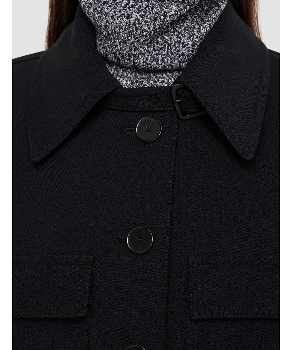 JOSEPH フルイドツイル　ショートジャケット 