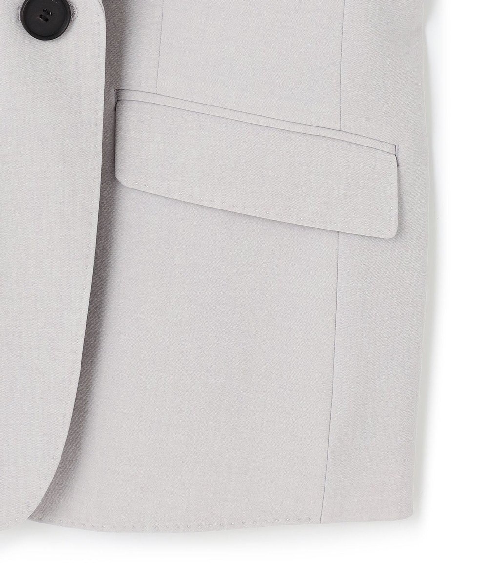 ICB 【接触冷感・速乾・防シワ・洗える】 レーヨンライクトロ テーラードジャケット 