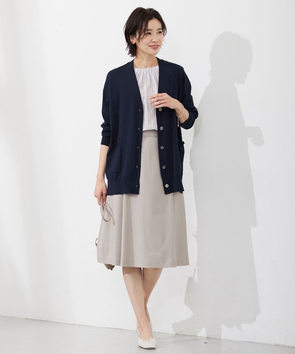 J.PRESS LADIES S 【セットアップ対応・洗える・UVケア・速乾】 OXIJEWELストレッチ スカート 