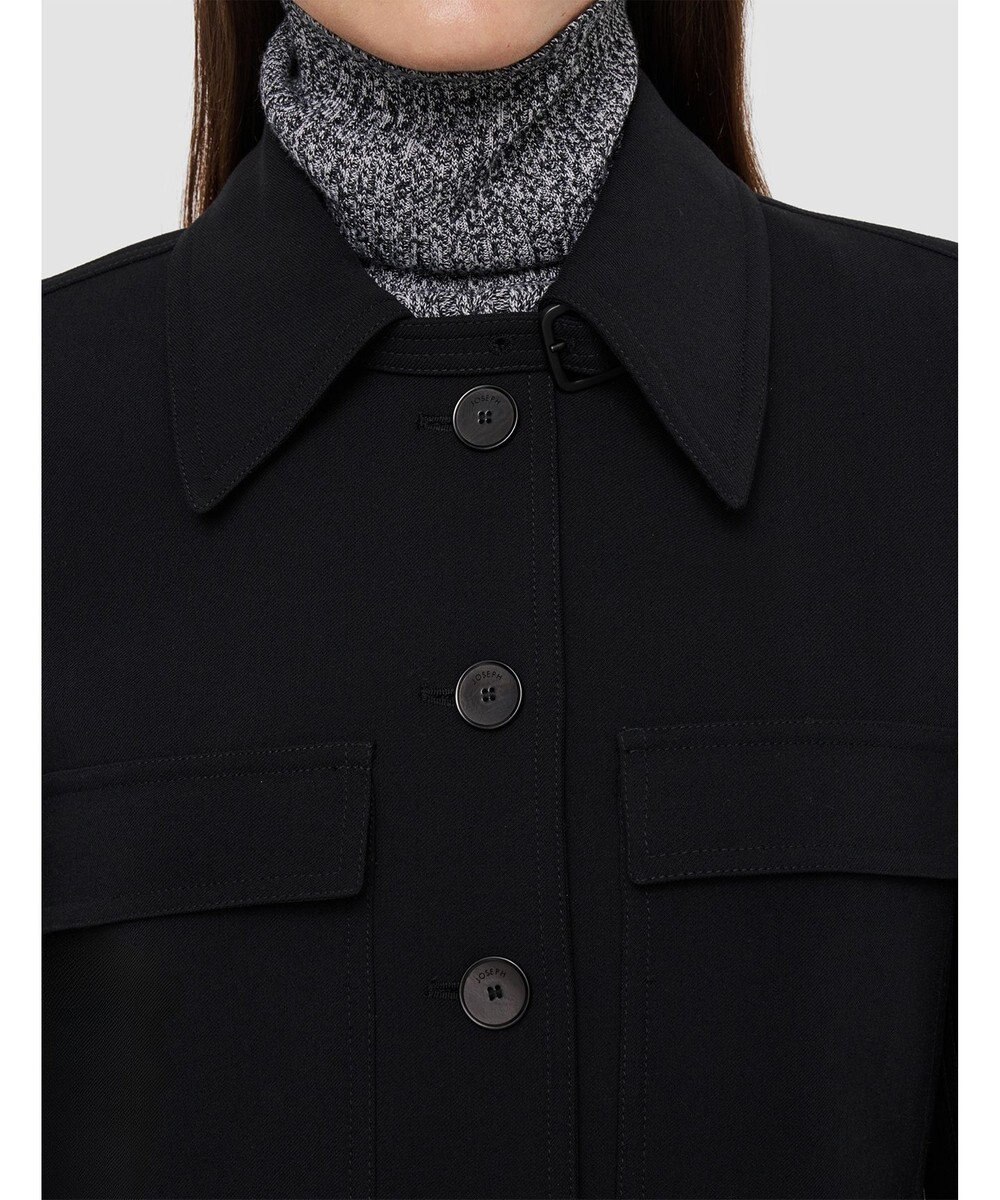 JOSEPH フルイドツイル　ショートジャケット 