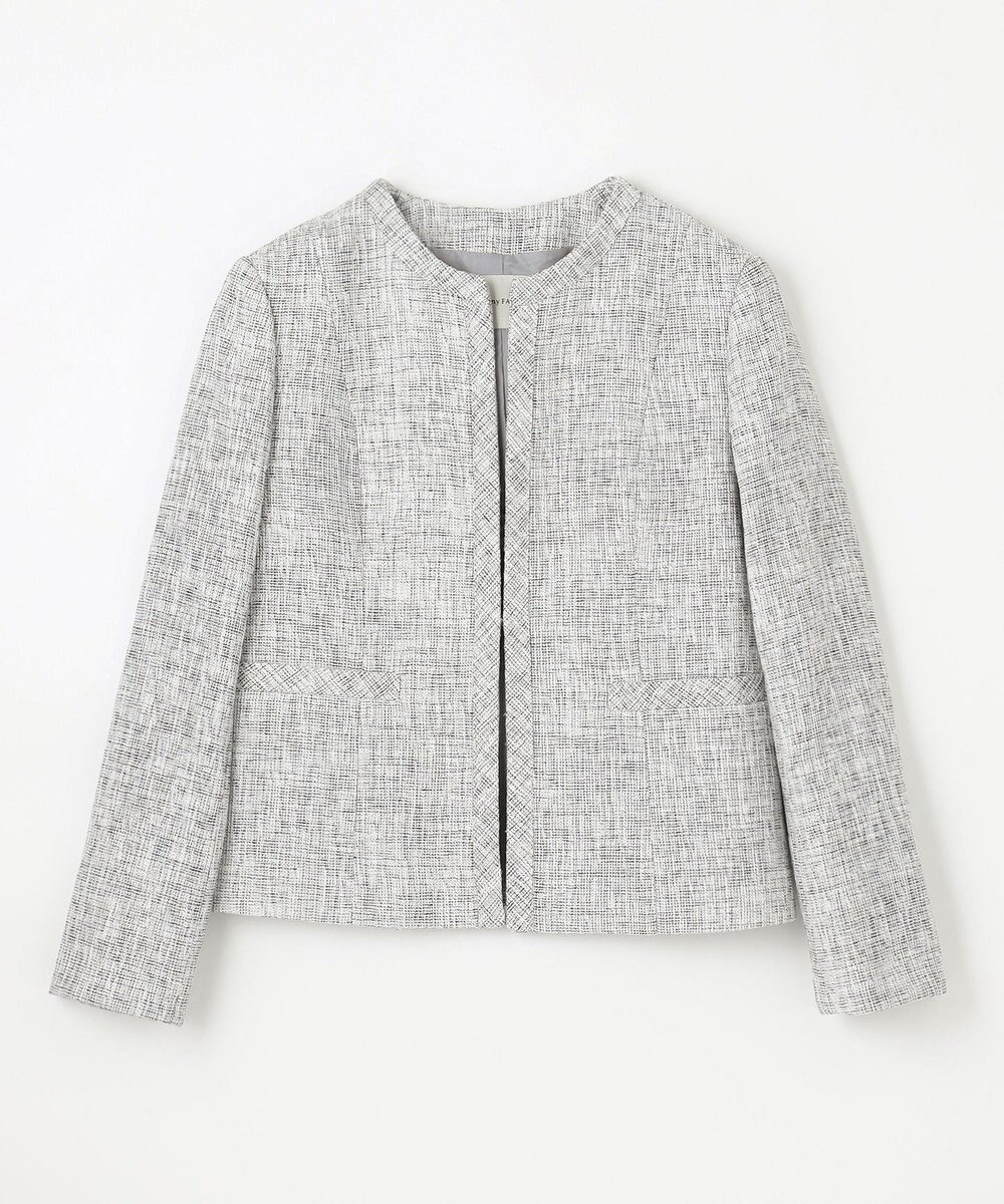 ANY L ツイードミックスジャケット 