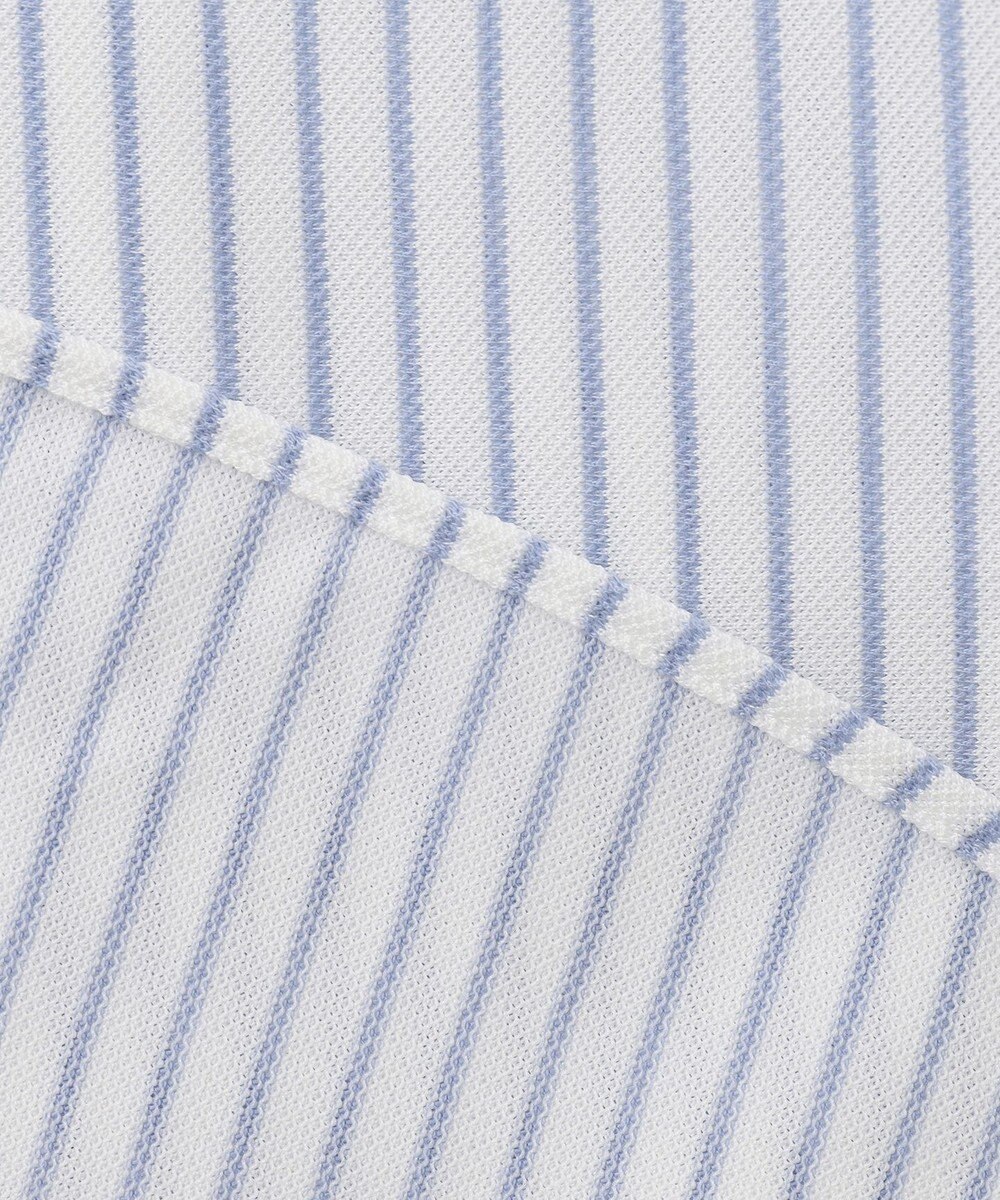 J.PRESS MEN 【J.PRESS PLUS】カノコインレイストライプパッチポケット シャツ/B.D. 