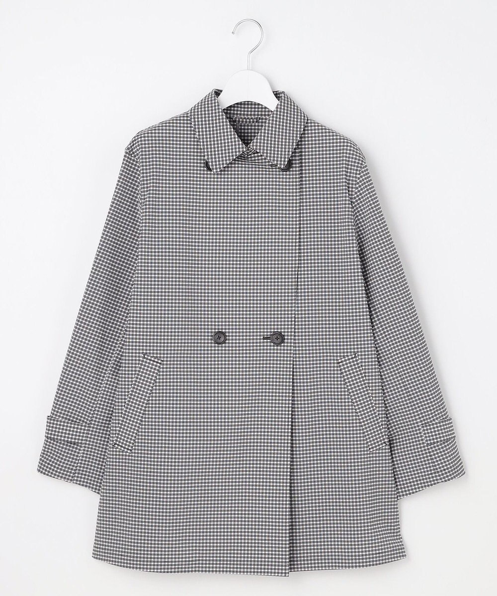 J.PRESS LADIES Lightストレッチチェック トレンチコート 