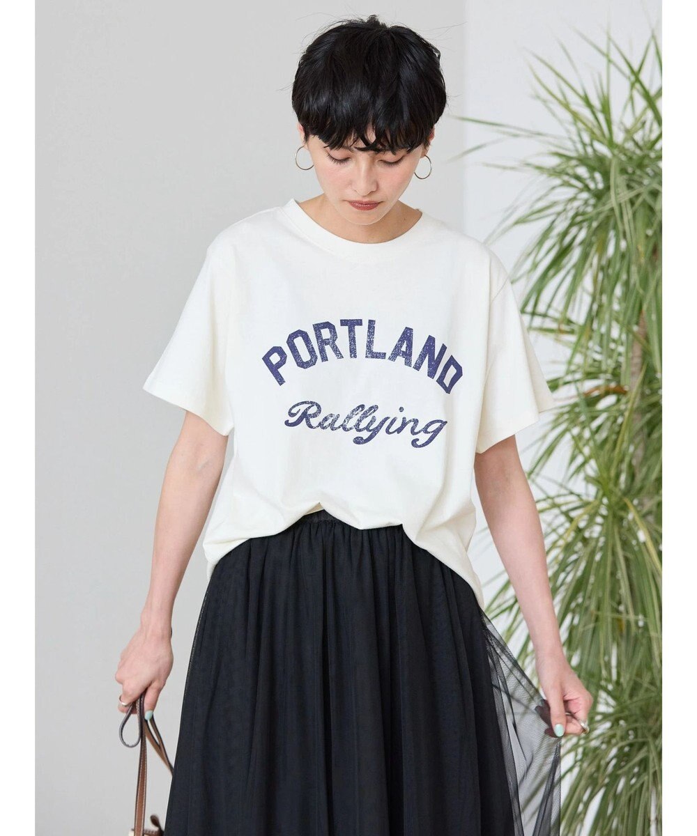 AMERICAN HOLIC ＰＯＲＴＬＡＮＤロゴカットプルオーバー 