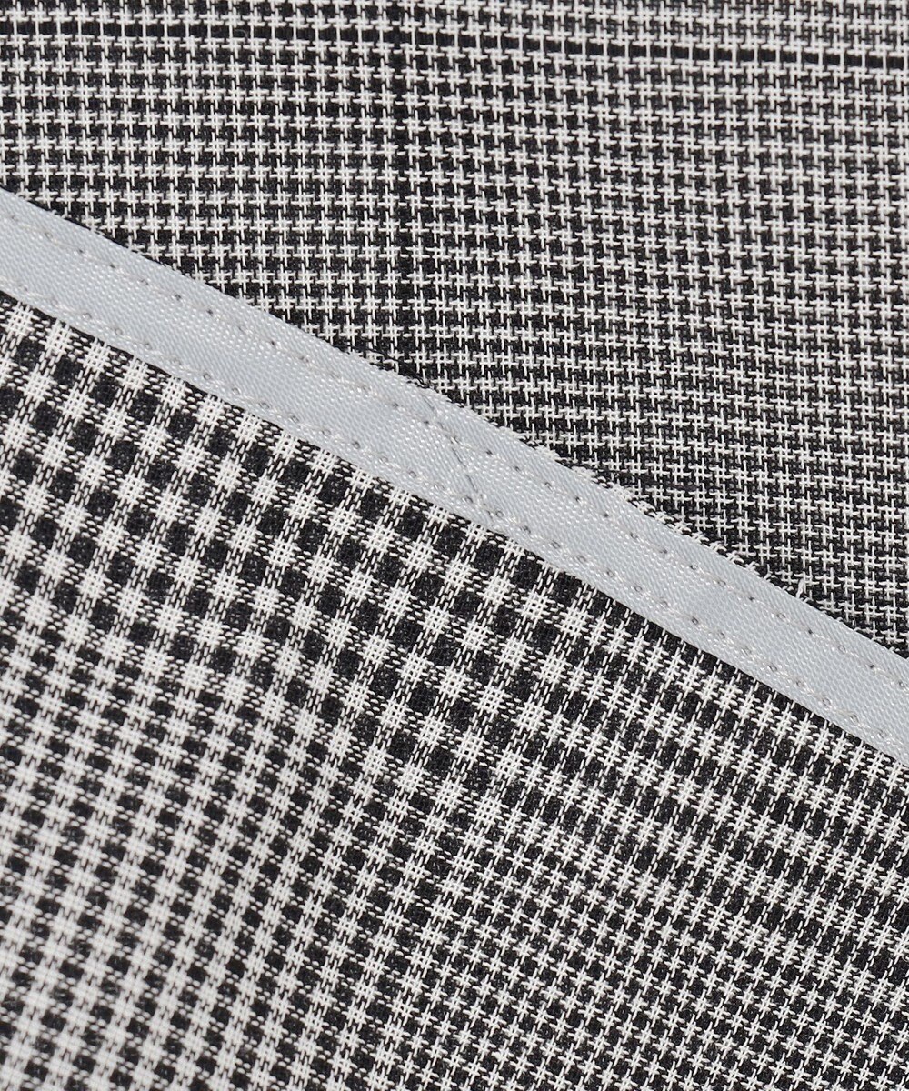 ICB 【洗える】ハイツイストコットンボイル バンドカラーブラウス 