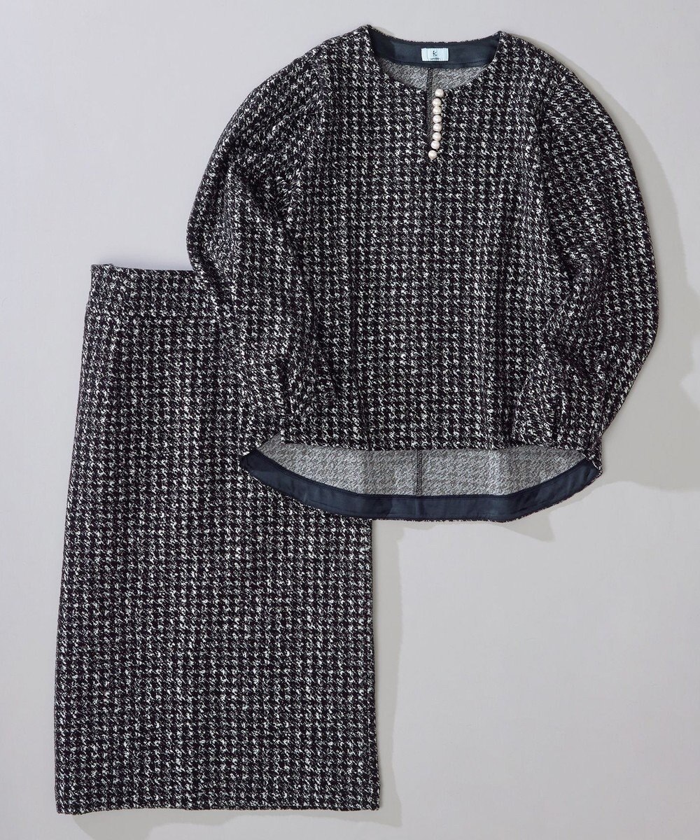 組曲 L 【WEB限定】ニュアンスジャガード セットアップ 