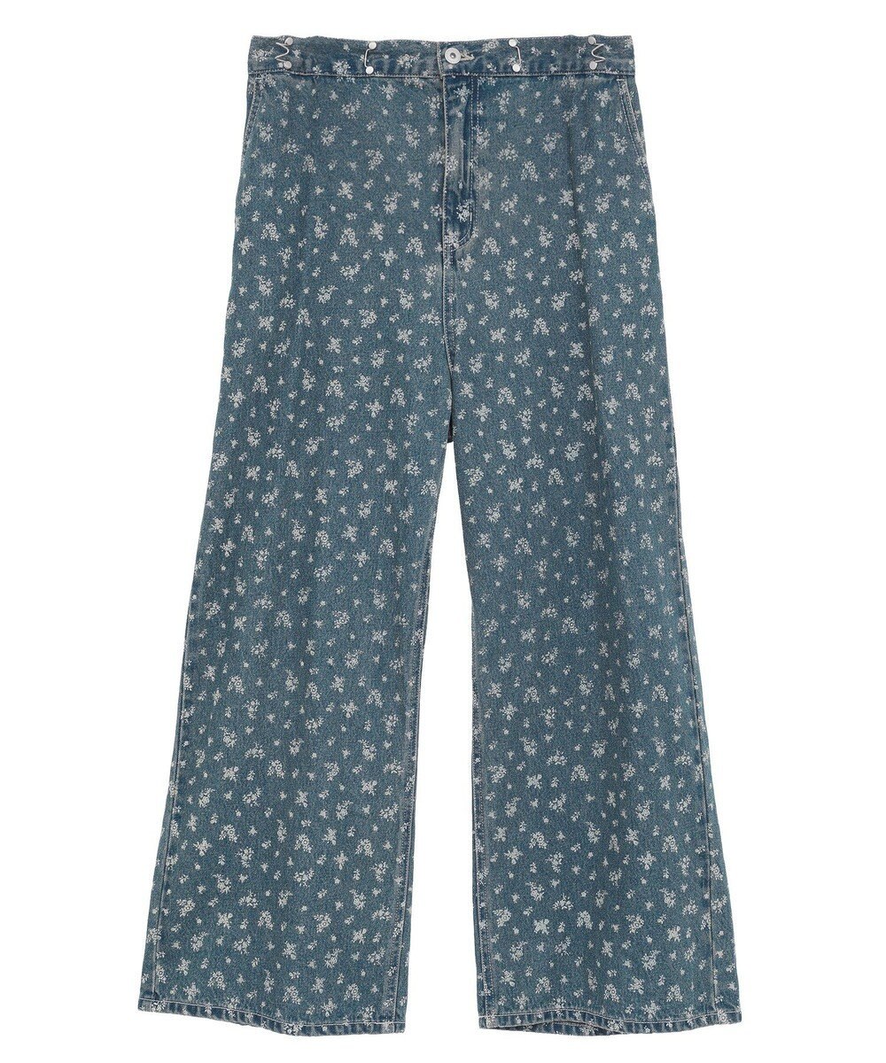 earth music&ecology タックホックデニムパンツ 