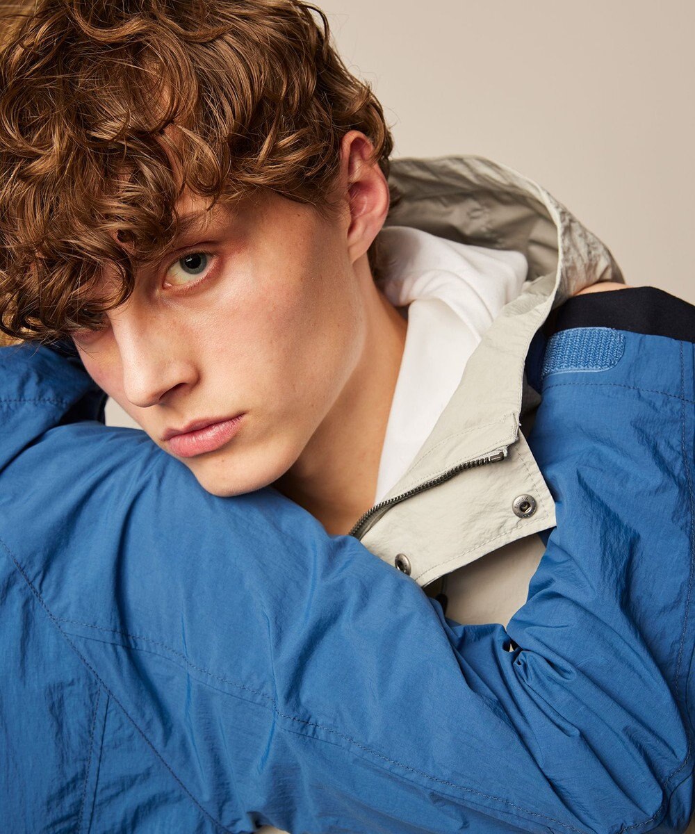 JOSEPH ABBOUD MOUNTAIN 【CREA掲載・ECO撥水/軽量/抗菌性/ライナードッキング対応】タスランワッシャー マウンテン パーカー 