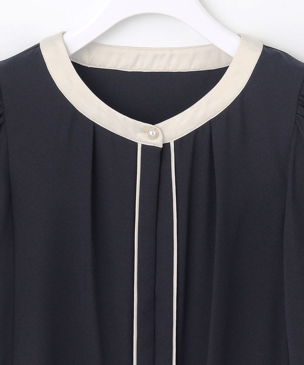 ANY SIS 【2WAY】バイカラーラッフル ブラウス 