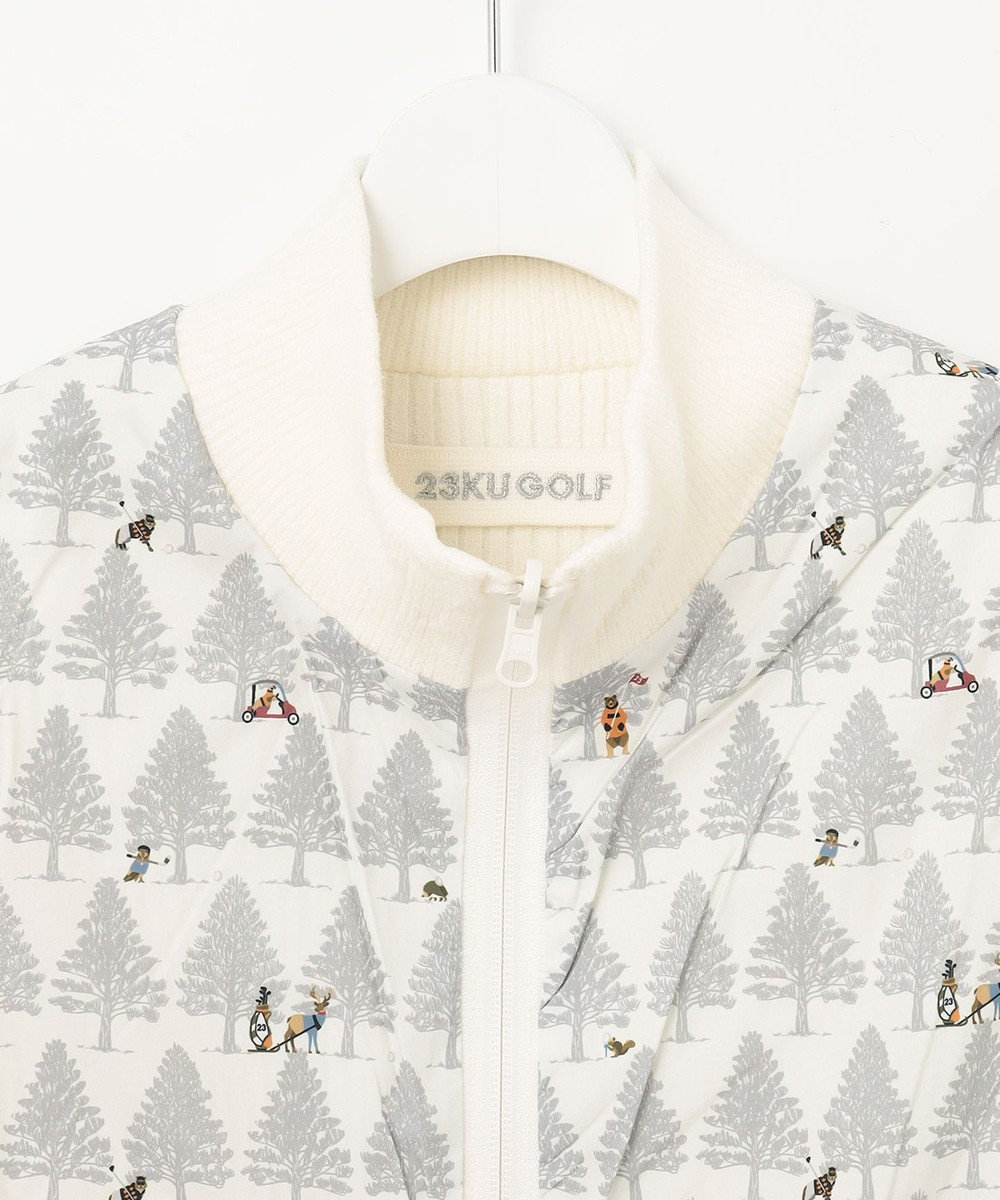 23区GOLF 【WOMEN】ストレッチモール リバーシブル ベスト 1着で2着分のお得感 温度調節に◎ 