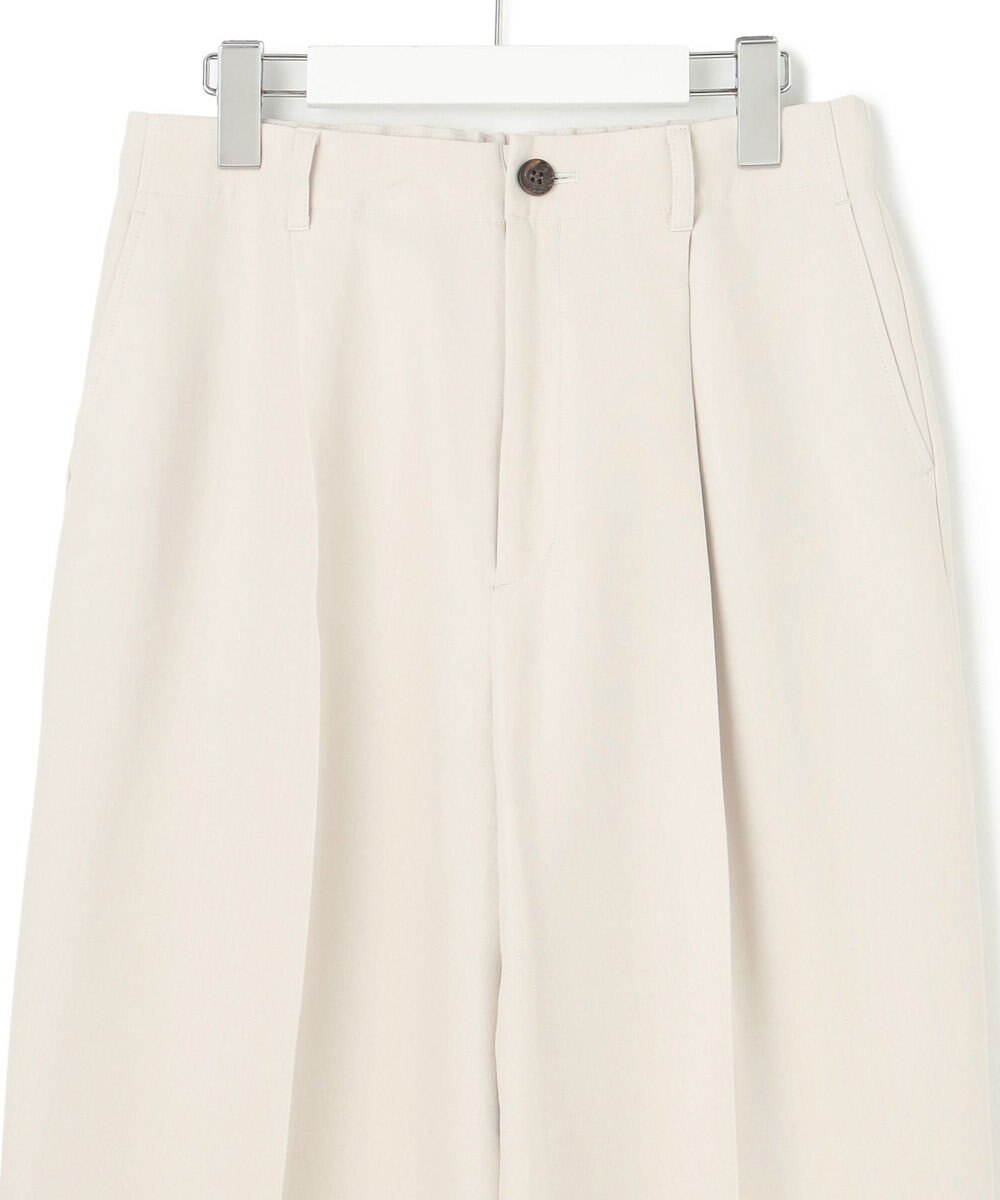 23区 【Oggi4月号掲載/洗える】ハイカウントライトクロス クロップド パンツ 