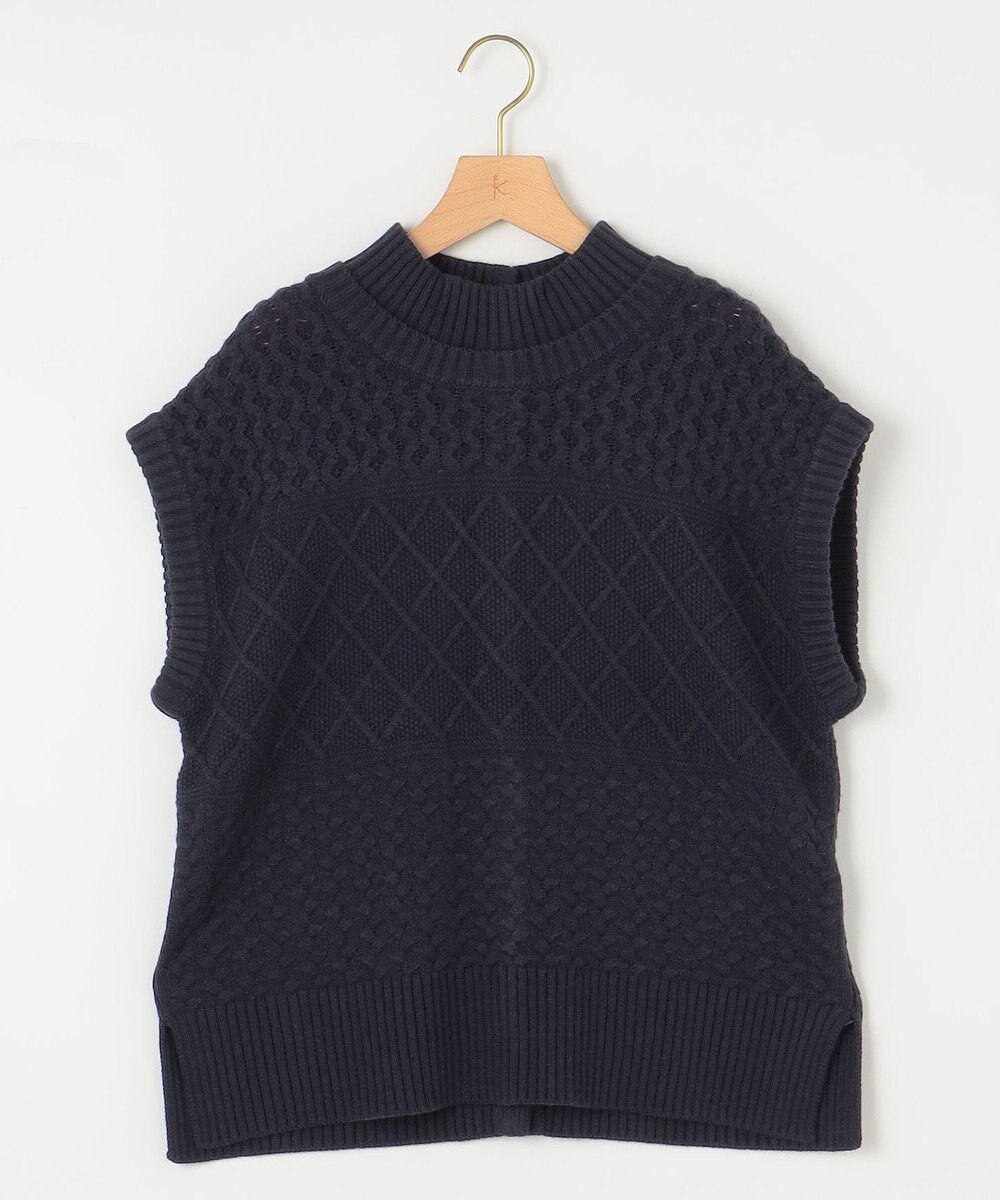 組曲 S 【WEB限定】バルキーニット ベスト 