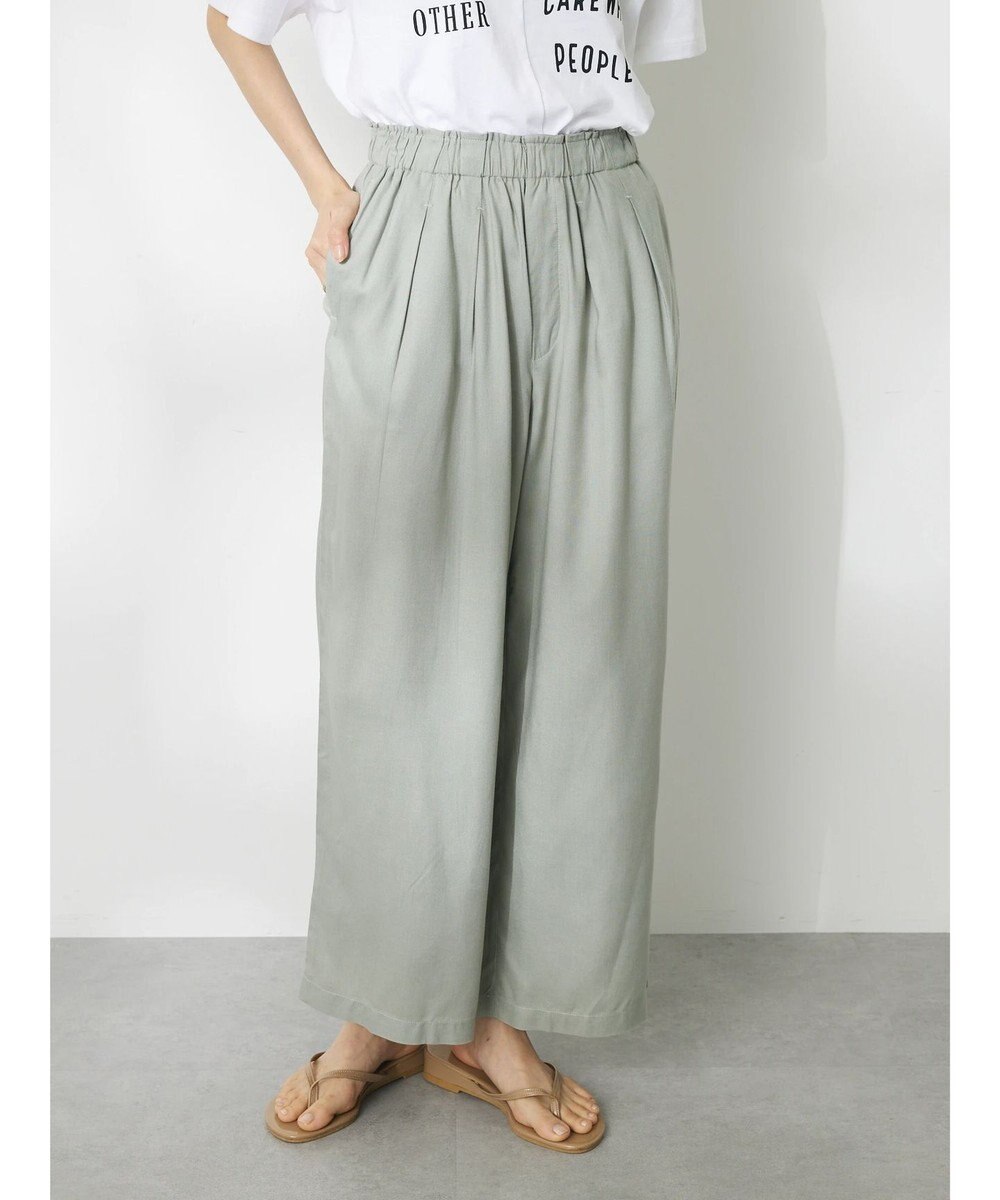 CRAFT STANDARD BOUTIQUE レーヨンワイドパンツ 