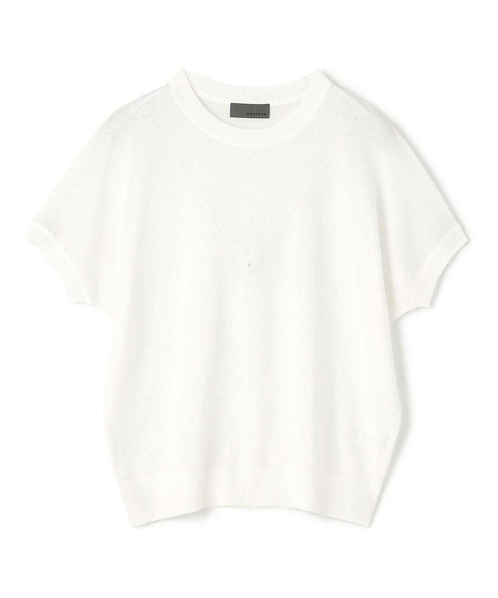 uncrave シアー ニットプルオーバー 