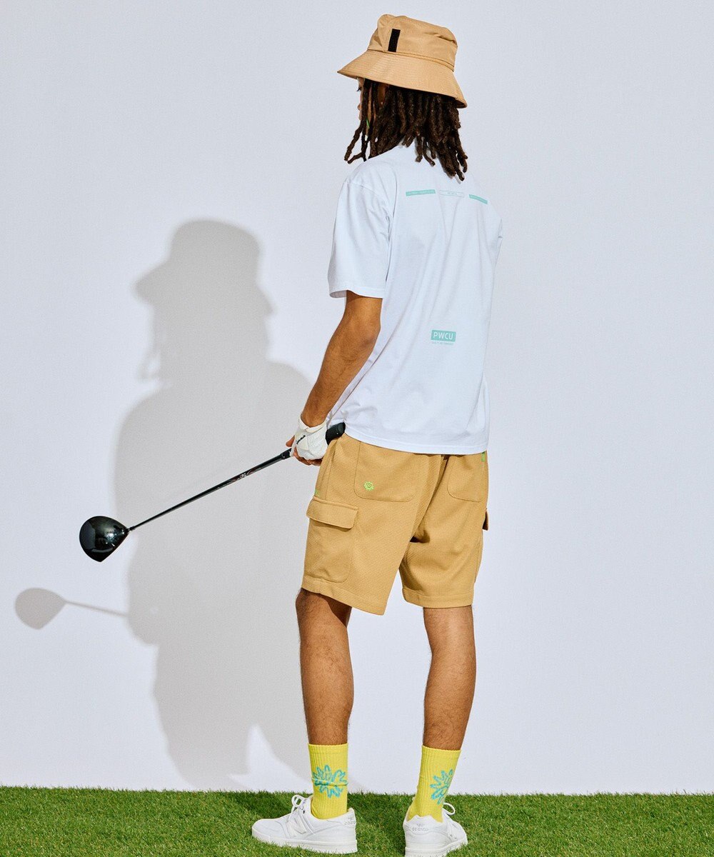PW CIRCULUS 【GOLF OUT掲載アイテム】【MEN】ワッフルカーゴショーツ ゴルフ 
