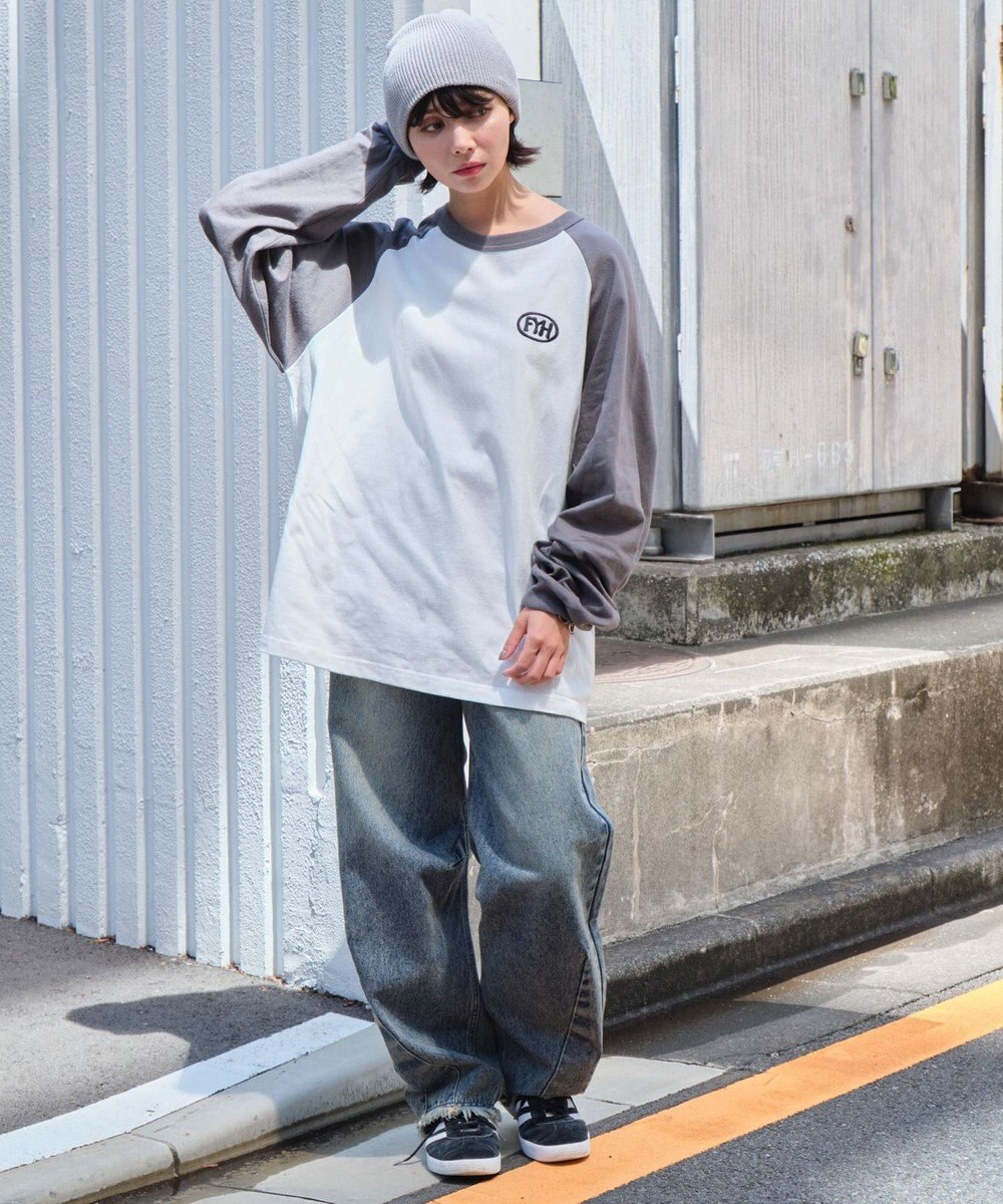 WEGO 【ユニセックス着用ITEM】ラグラングラフィックBIG　T（LS） 
