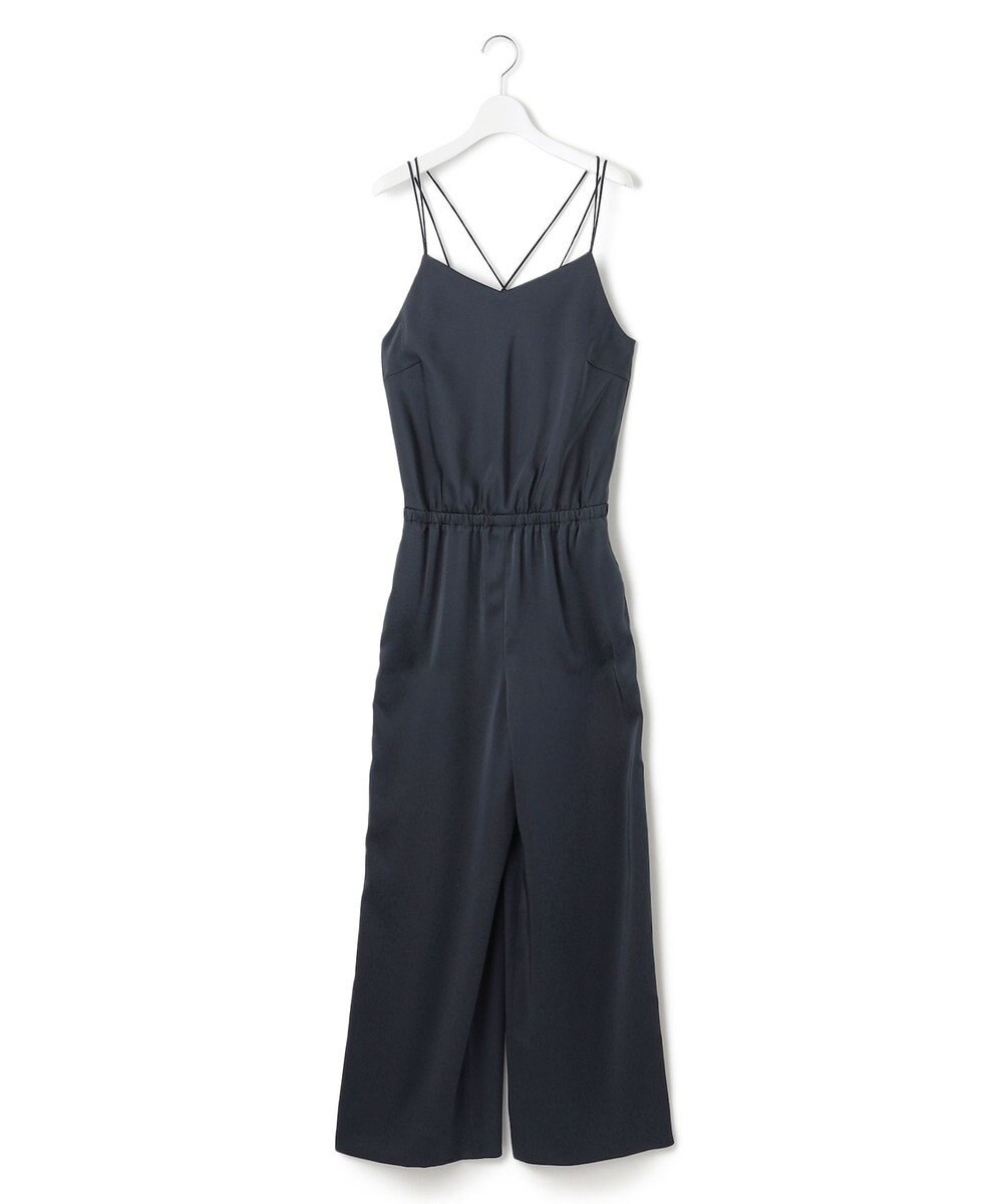 ICB L 【WEB＆一部店舗限定】 StretchVintageSatin オールインワン 