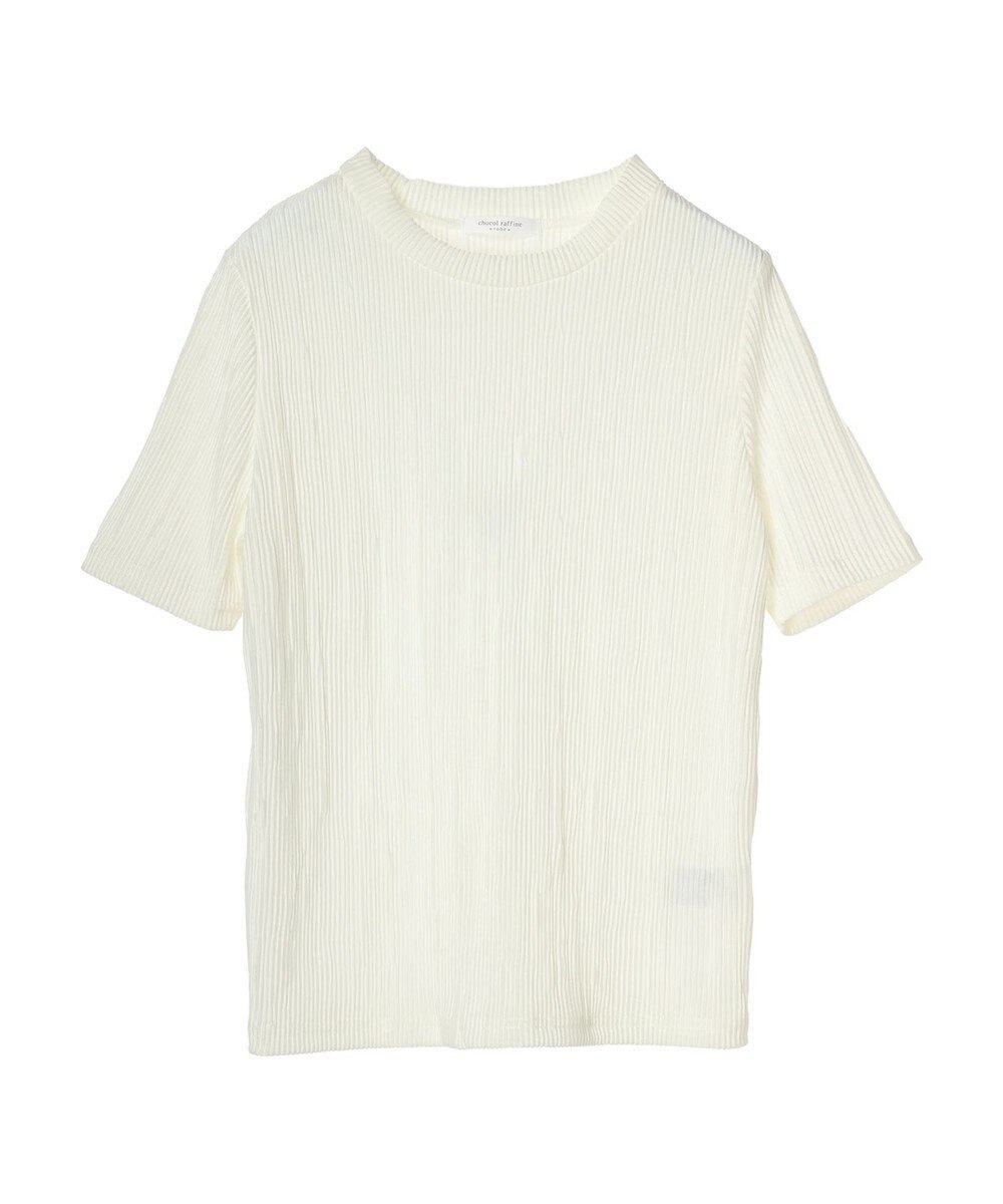 Green Parks プリーツ５分袖プルオーバー 