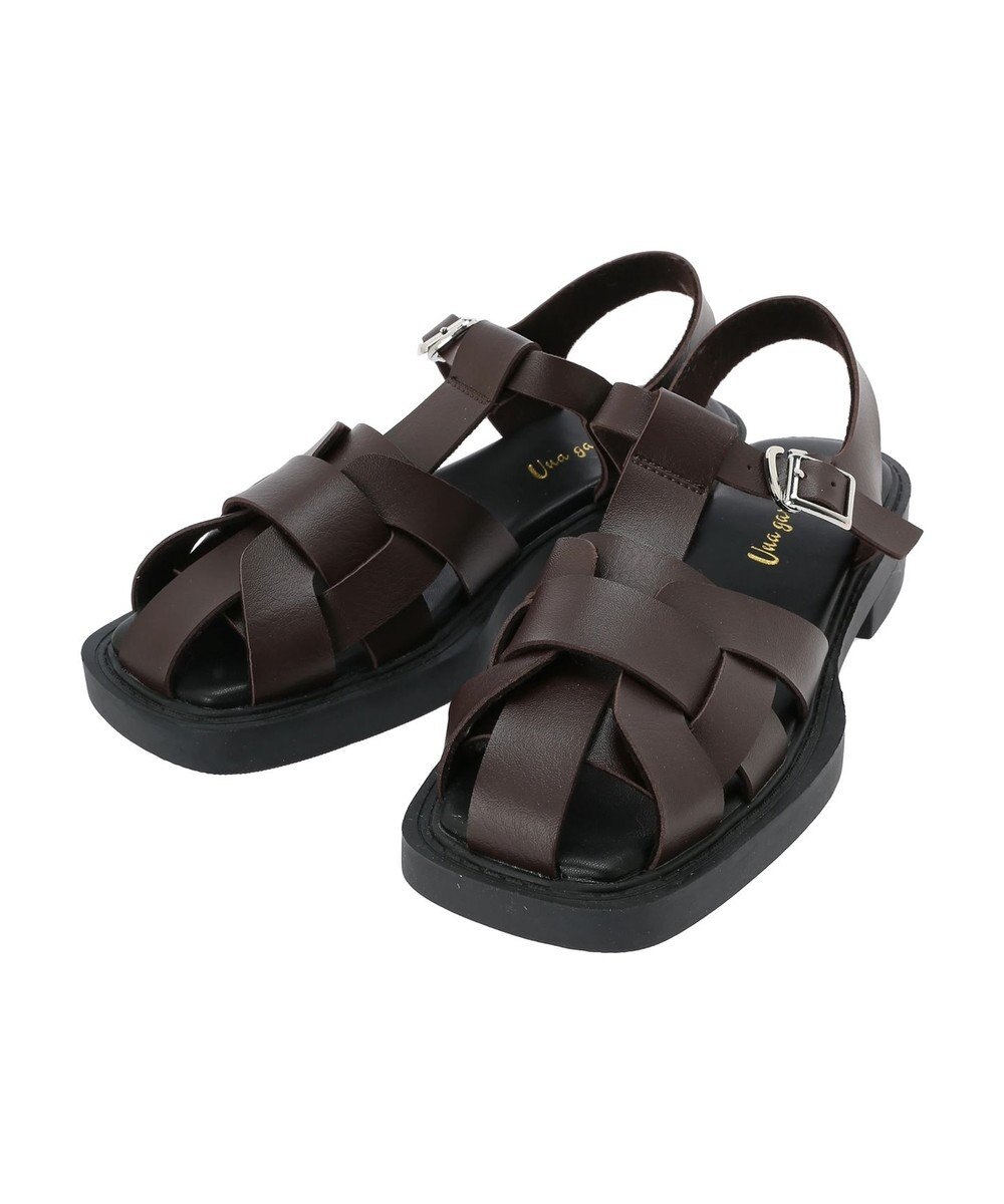 Green Parks ・Ｕｎａ　ｇａｒｄｅｎｉａ　スクエアトゥグルカサンダル 