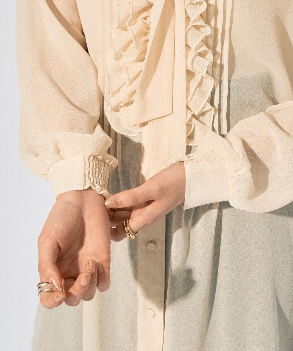 YECCA VECCA 【archive】フリルボウタイブラウス 