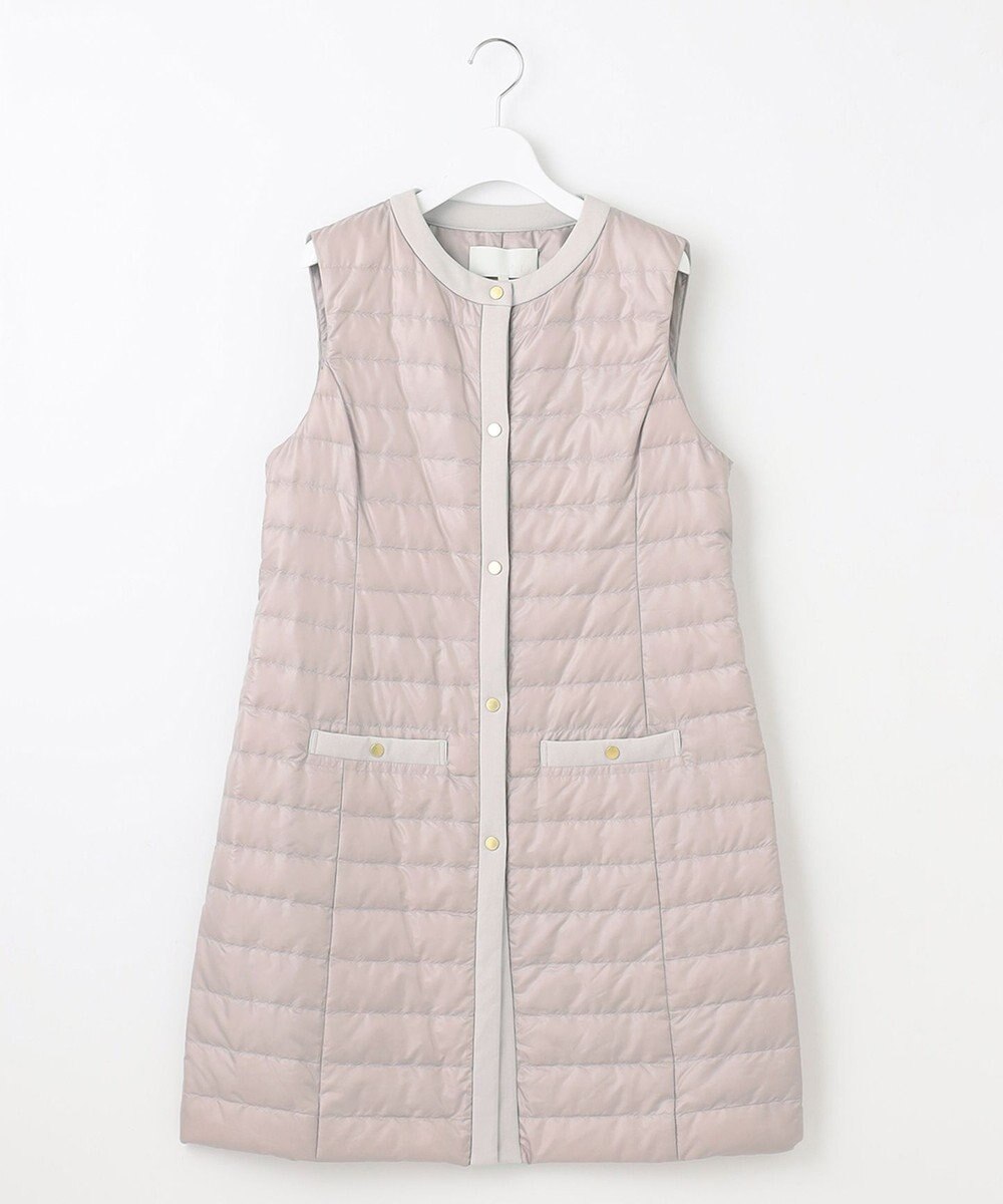 自由区 【洗える】ライトダウン ジレ 