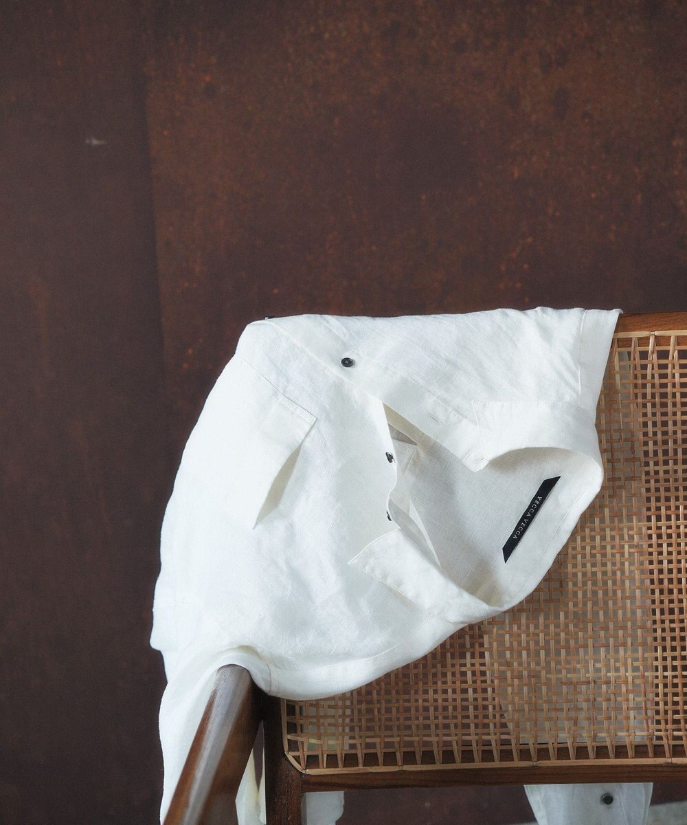 YECCA VECCA 3wayフレンチリネンシャツ 