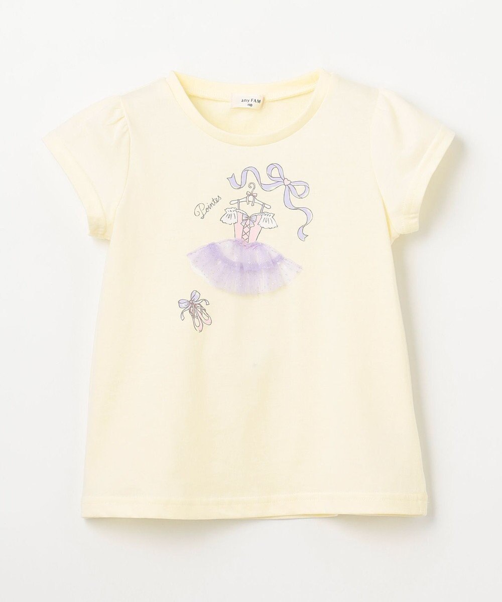 ANY KIDS ひんやりクール アップリケTシャツ 