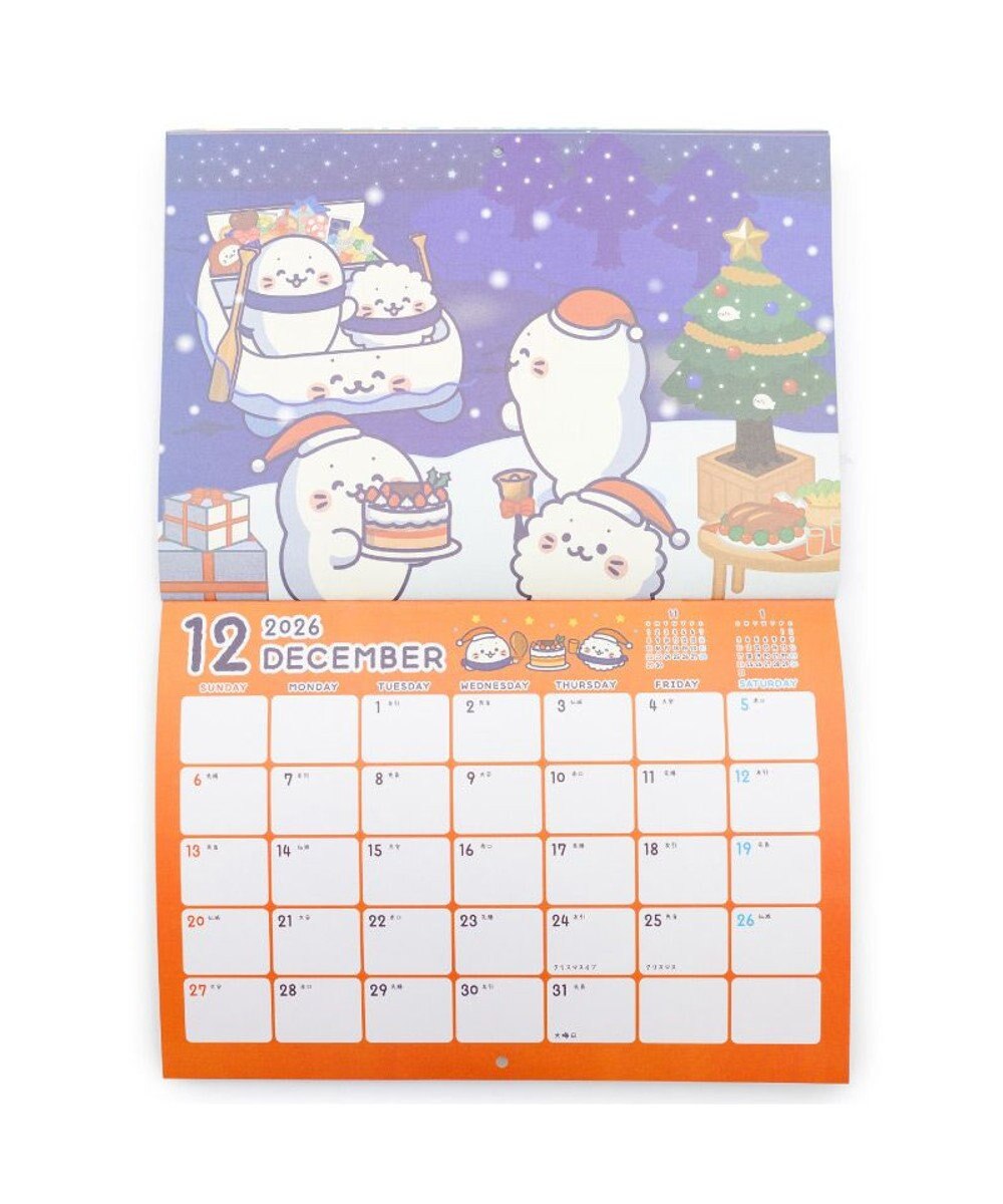 Mother garden しろたん 2026年 壁掛けカレンダー 